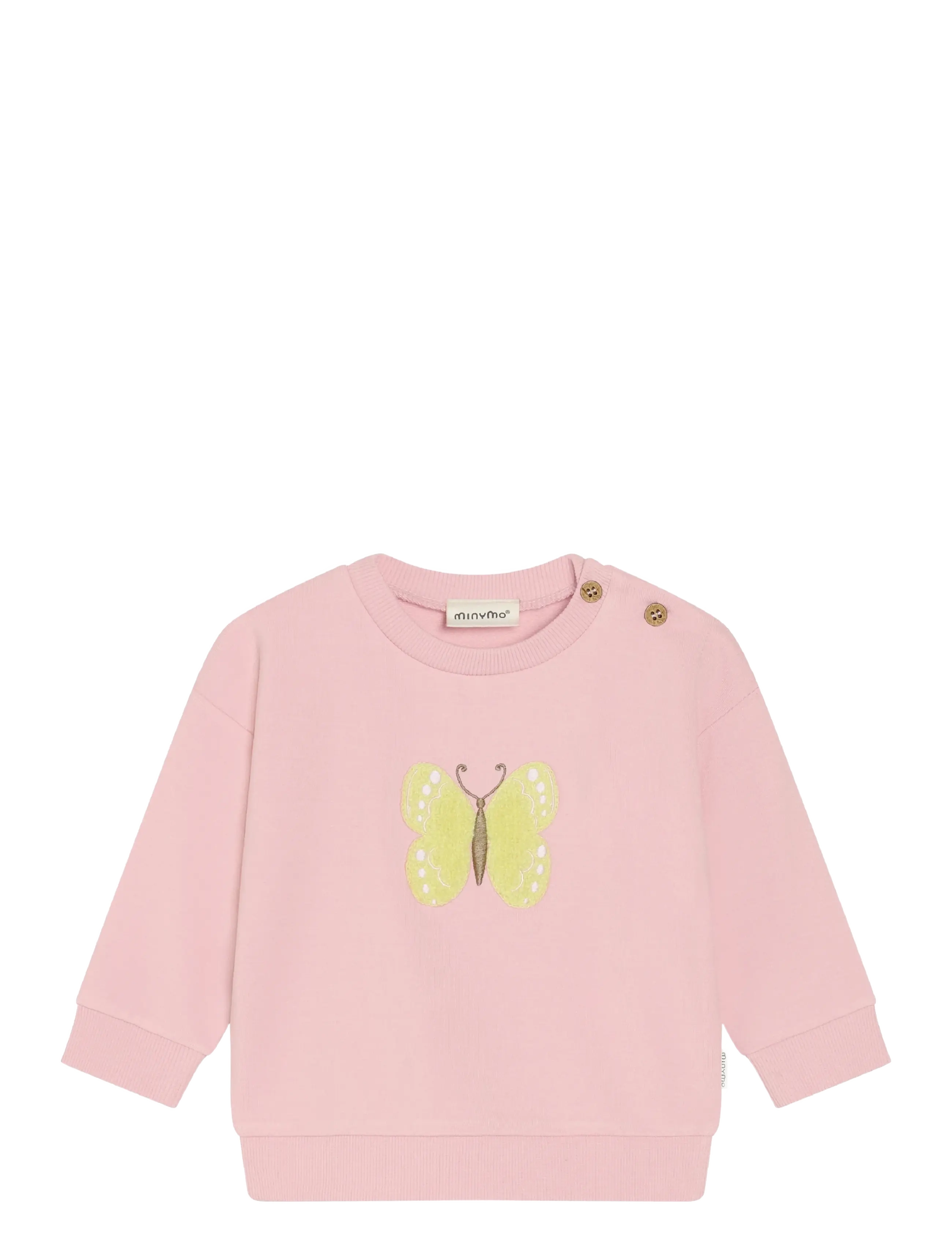 Minymo Sweatshirt LS - Minymo - ROSY TOUGH / pink/rose