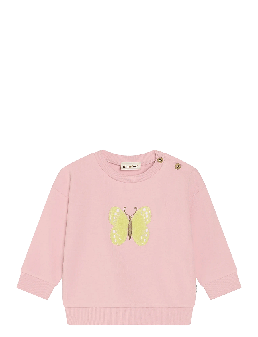 Minymo - Sweatshirt LS - rosy tough - 0