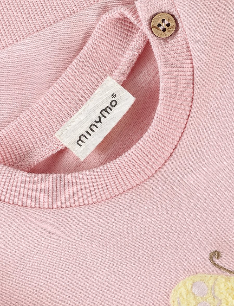 Minymo - Sweatshirt LS - rosy tough - 2