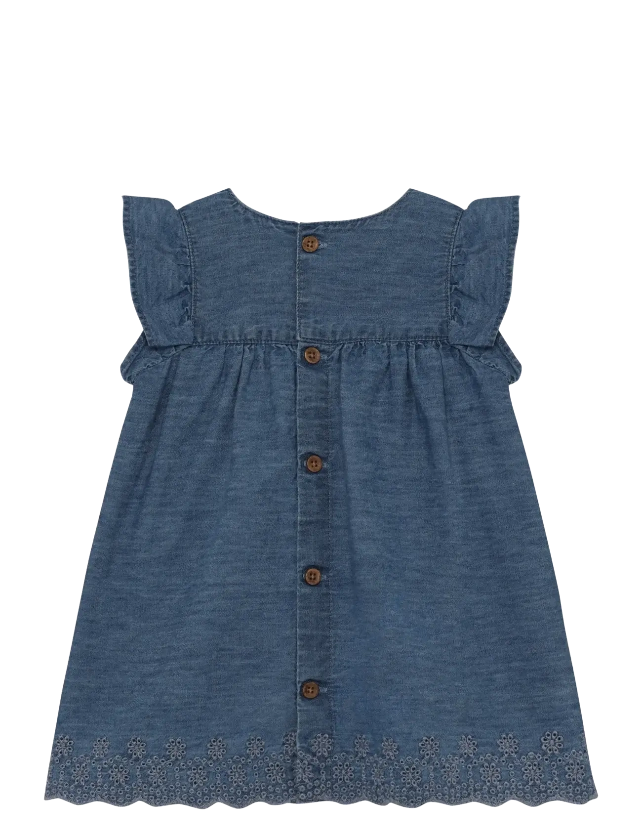 Minymo - Dress SS Chambray - baby-kjoler uten ermer - faded denim - 2