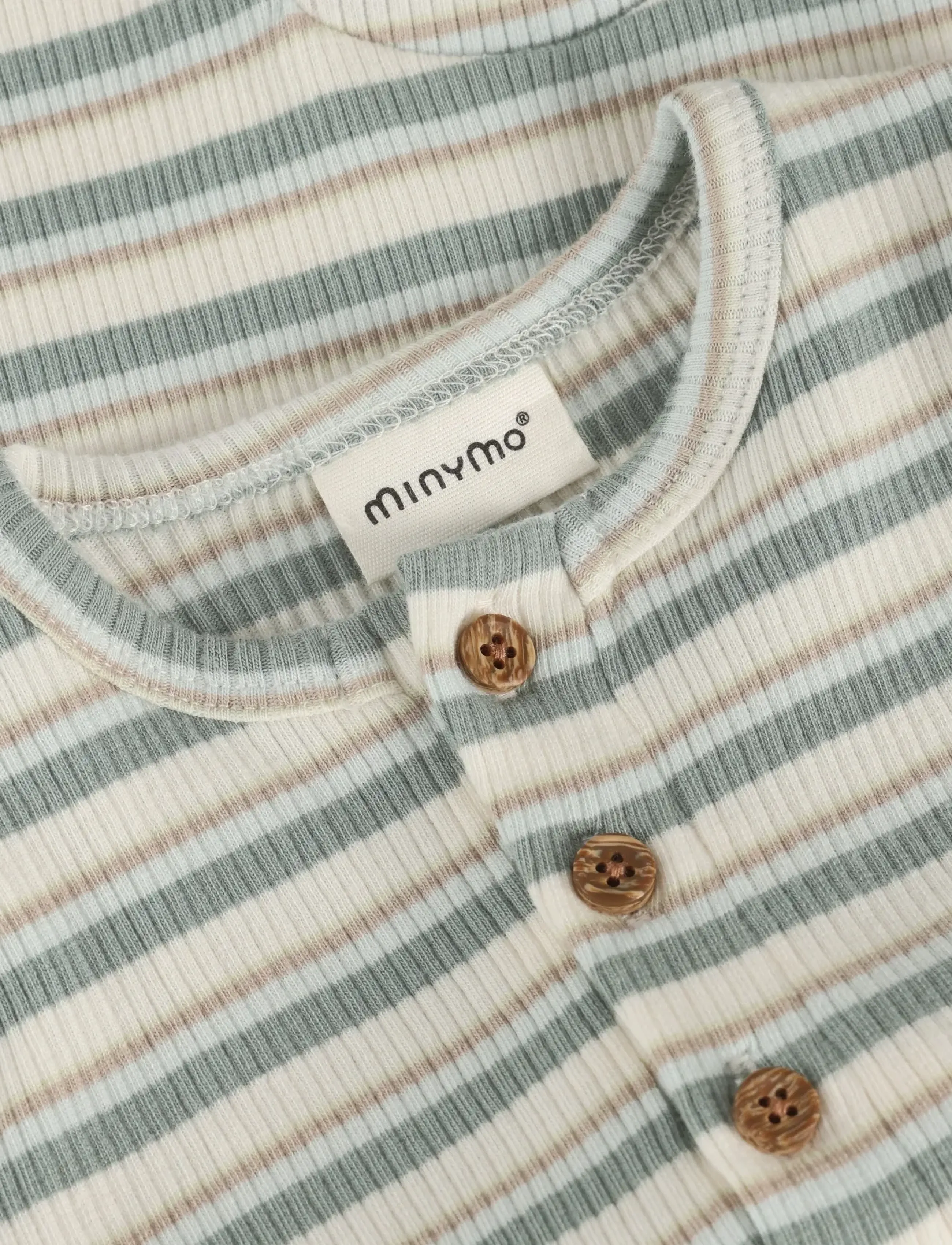 Minymo - Suit SS Y/D Rib - jumpsuits - lily pad - 3