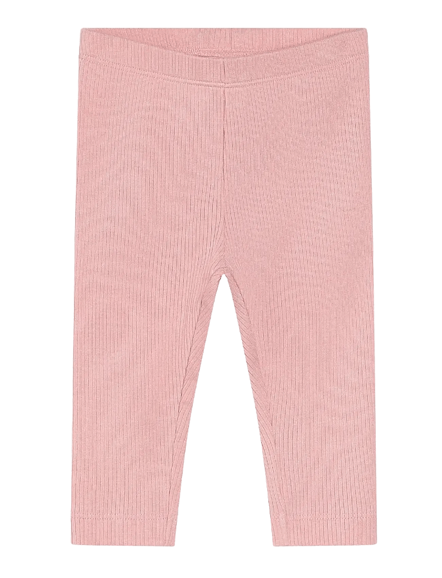 Minymo - Leggings Rib - leggings - rosy tough - 0