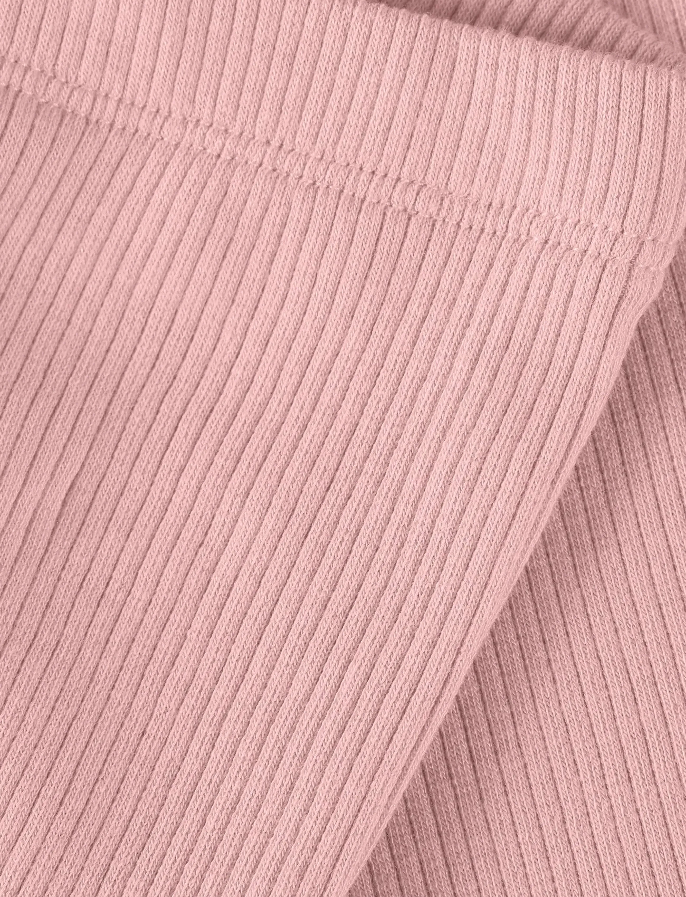 Minymo - Leggings Rib - leggings - rosy tough - 2