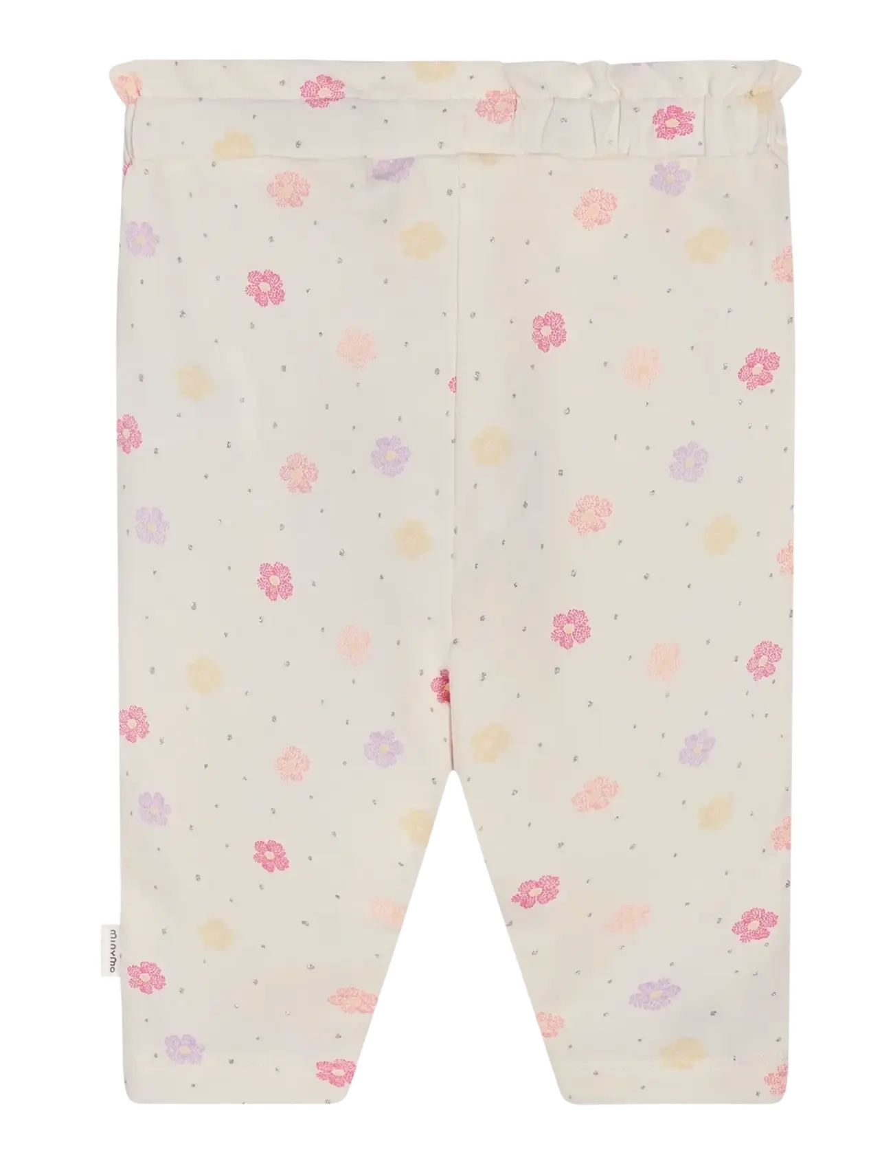 Minymo - Pants AOP - leggings - vanilla ice - 1