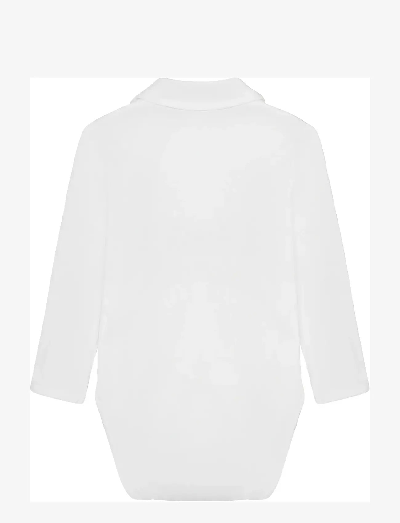 Minymo - Body LS - långärmade bodysuits - bright white - 2