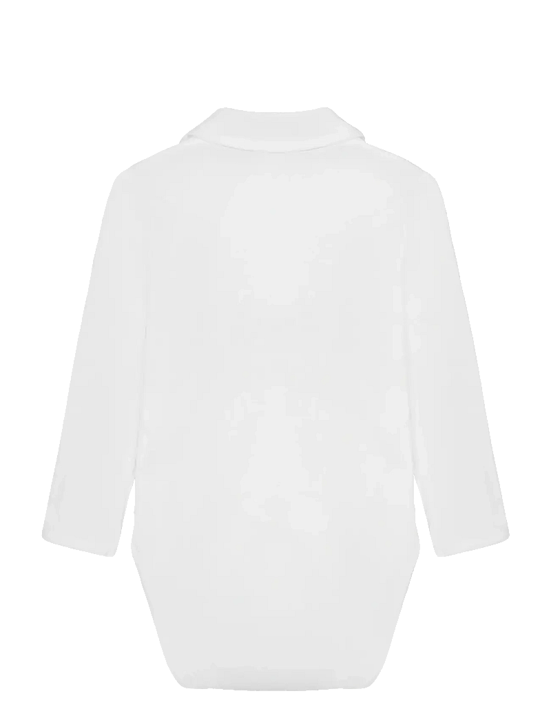 Minymo - Body LS - långärmade bodysuits - bright white - 2