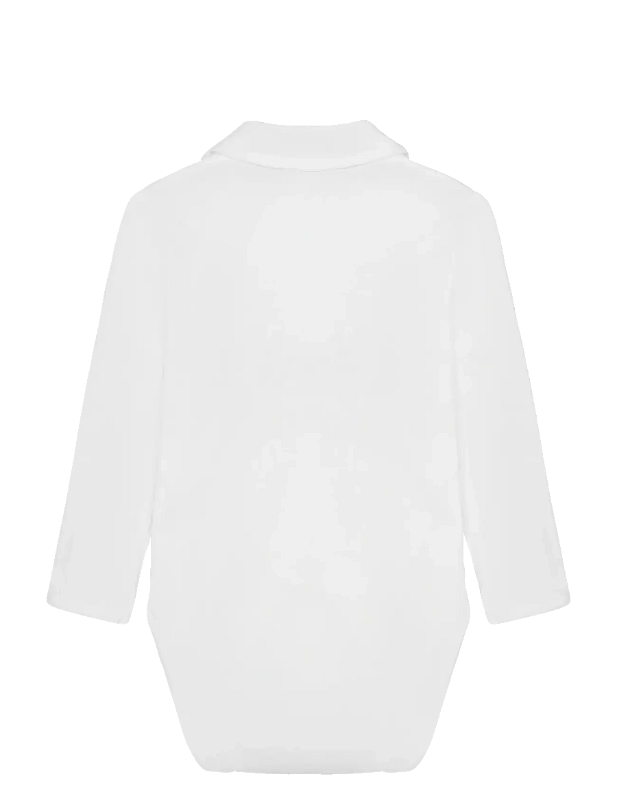 Minymo - Body LS - langermede heldresser - bright white - 2