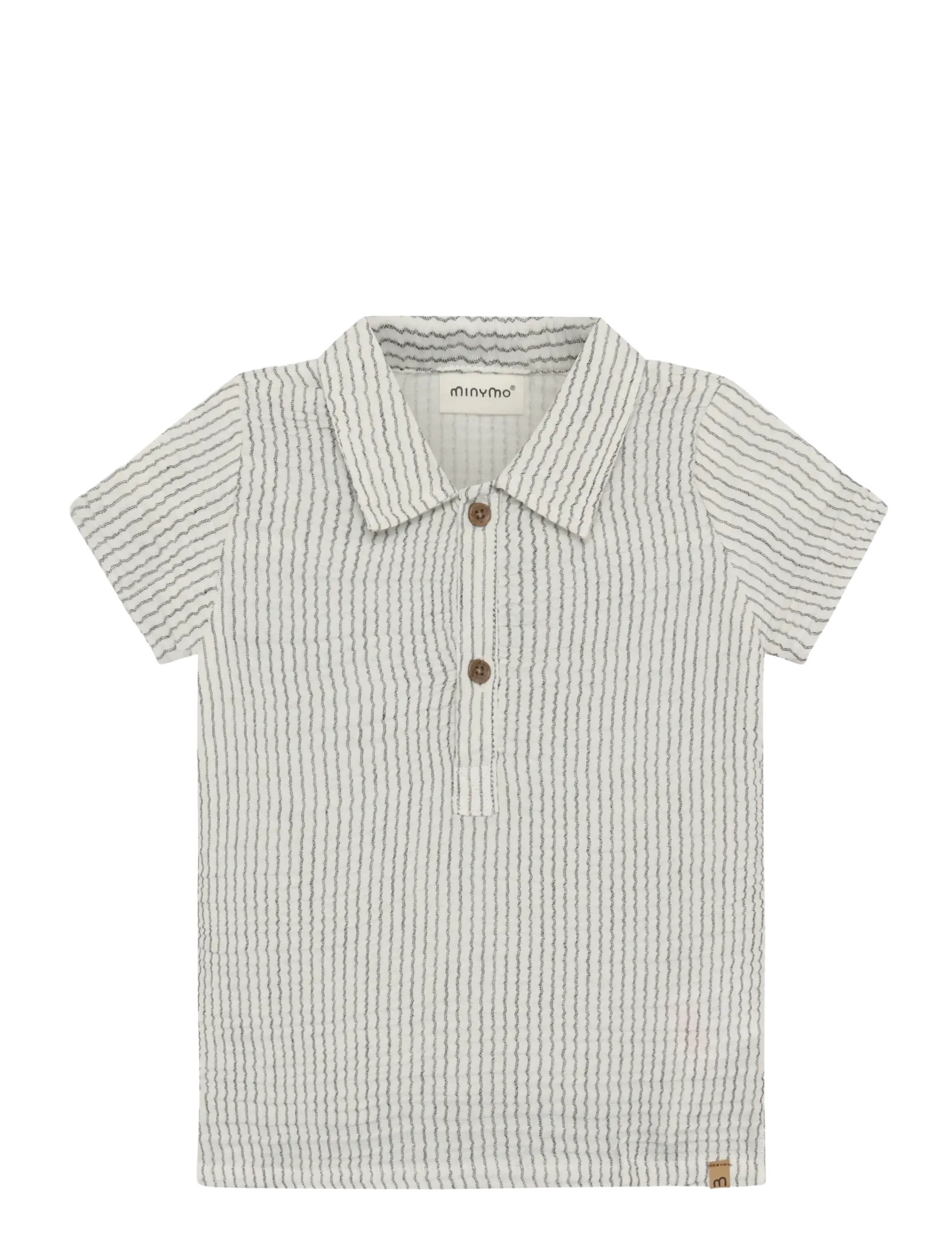 MINYMO Shirt Ss Y/D Grau - 74 - Kinder