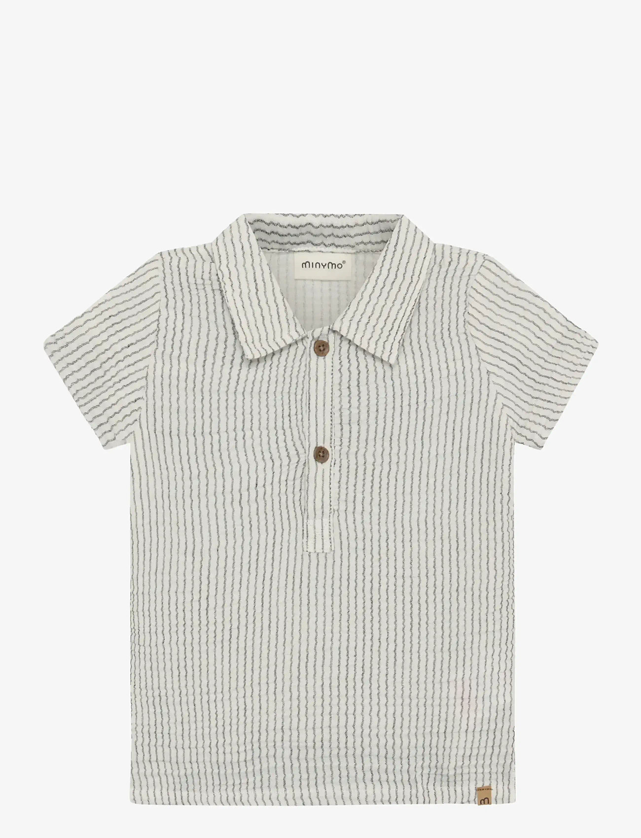 Minymo - Shirt SS Y/D - odyssey gray - 0