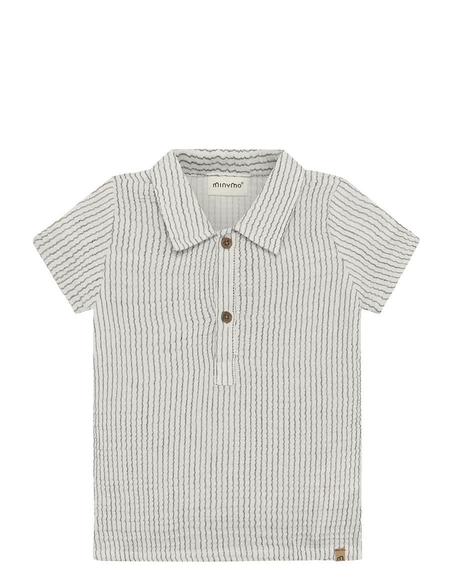Minymo - Shirt SS Y/D - lühikeste varrukatega polod - odyssey gray - 0