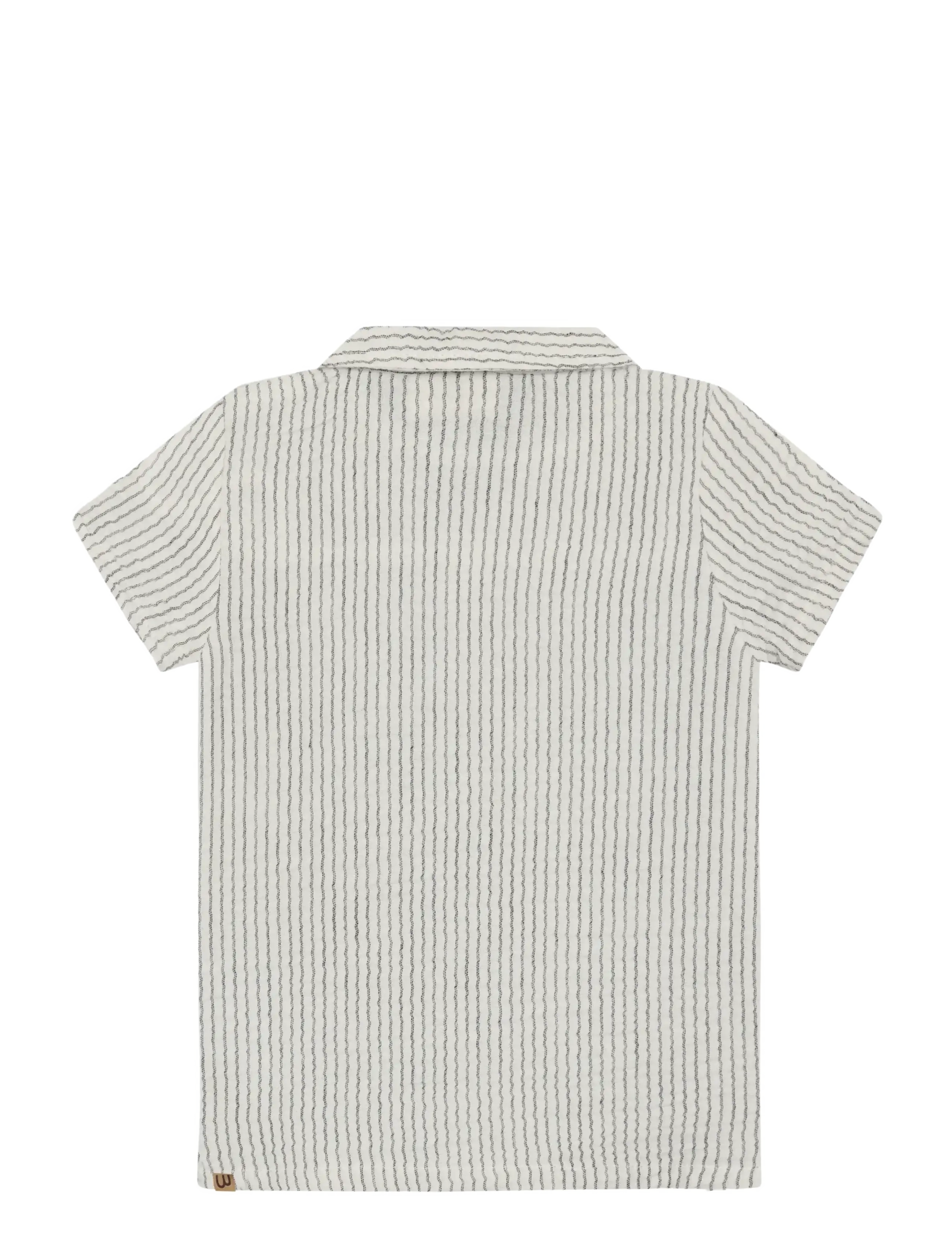 Minymo - Shirt SS Y/D - kurzärmelig - odyssey gray - 1