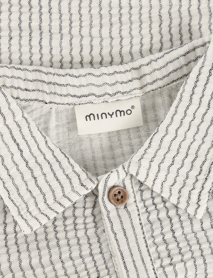 Minymo - Shirt SS Y/D - lühikeste varrukatega polod - odyssey gray - 2