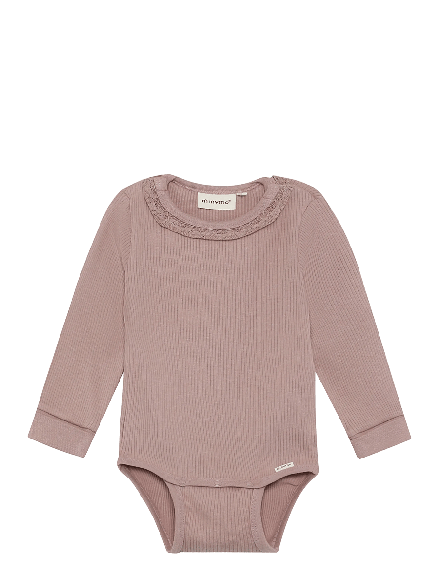 Minymo - Body LS Rib - einkaufen nach alter von - fawn - 1