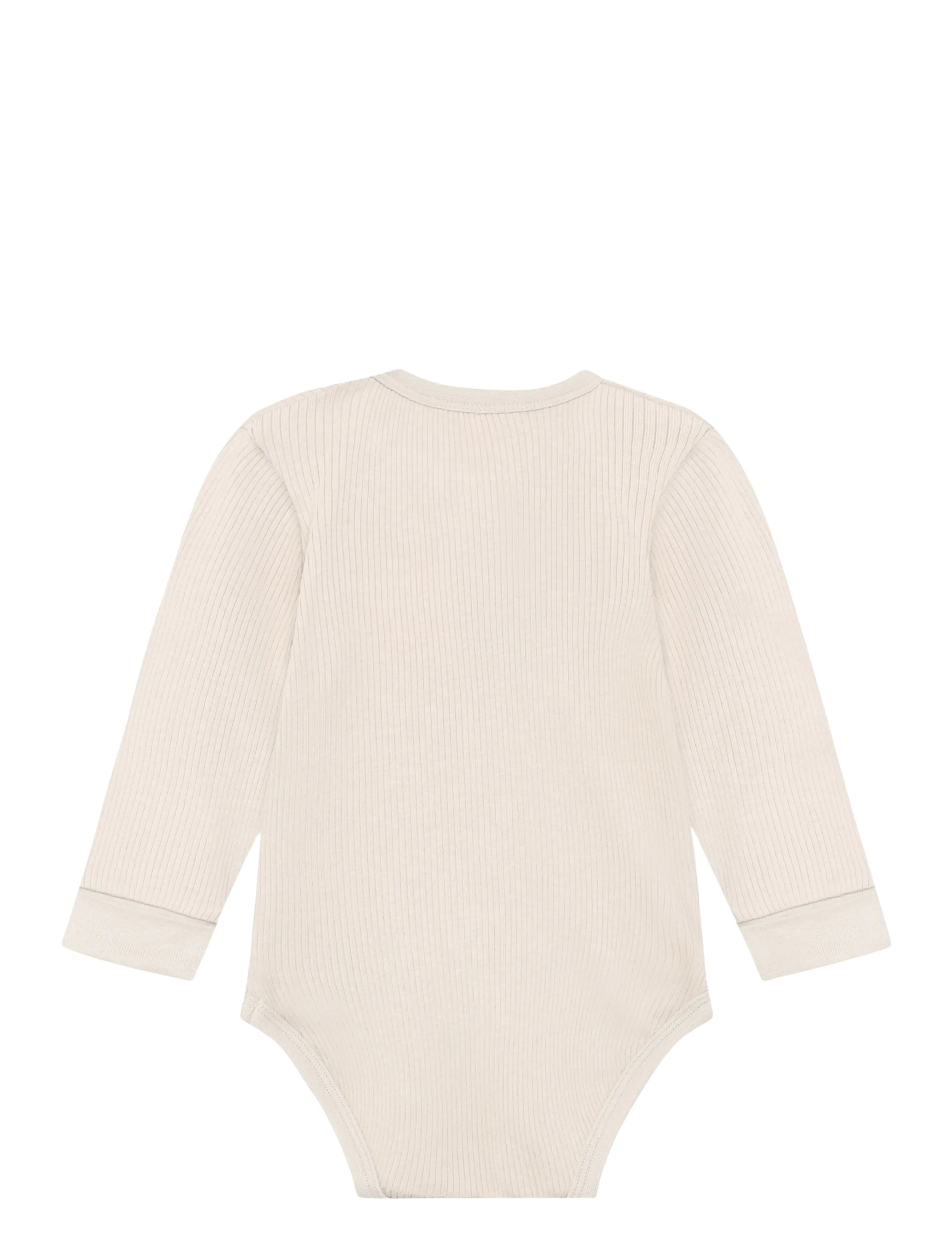 Minymo - Body LS Rib - pikkade varrukatega bodid - feather gray - 2
