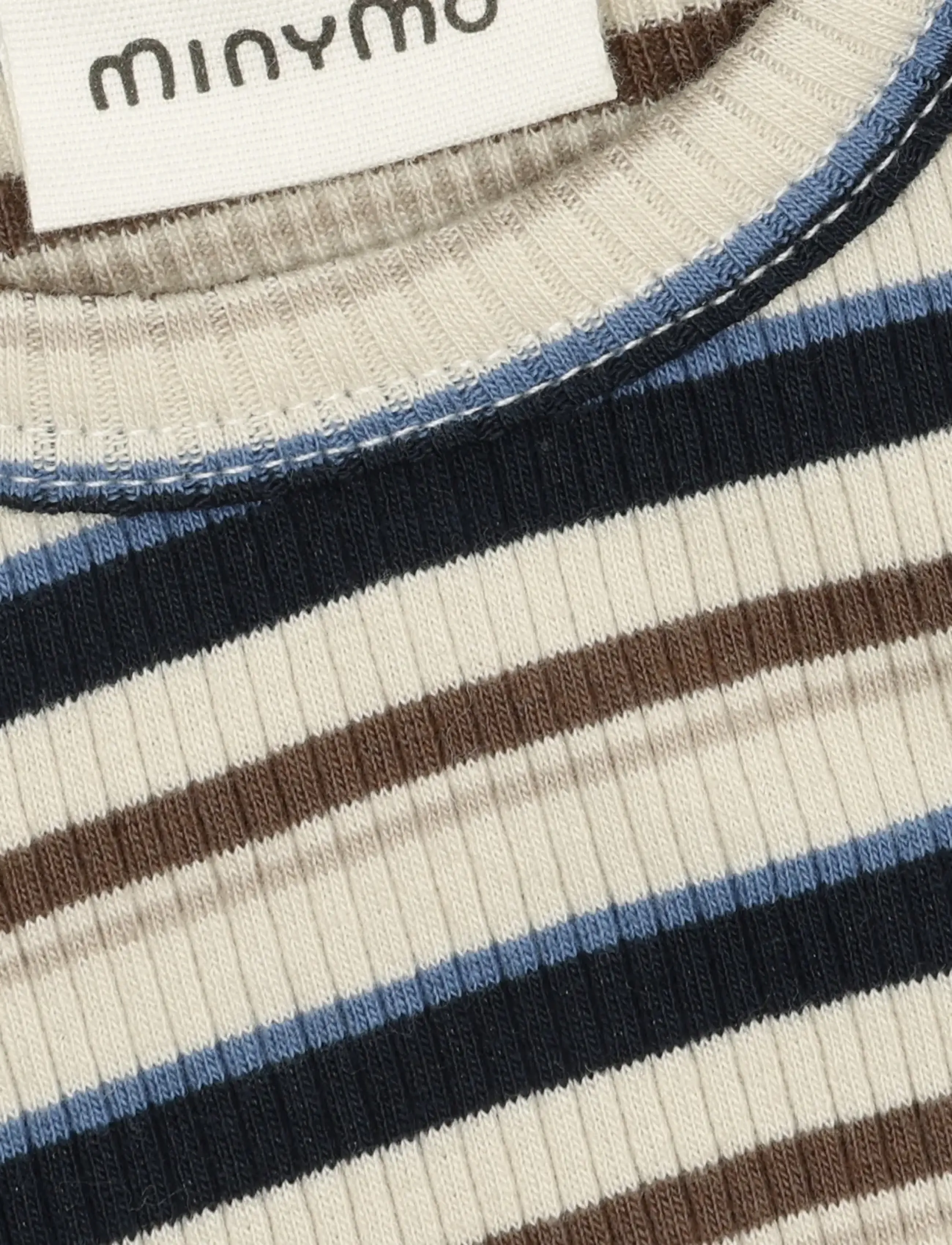 Minymo - Body LS Y/D Rib - pikkade varrukatega bodid - dark sapphire - 2