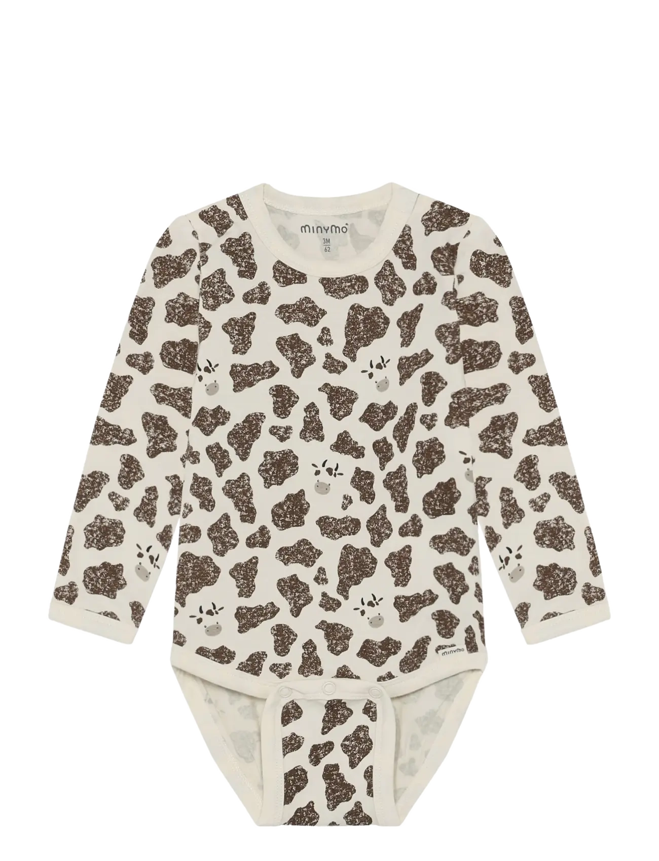 Minymo Body LS AOP - Minymo - SEEDPEARL / cream