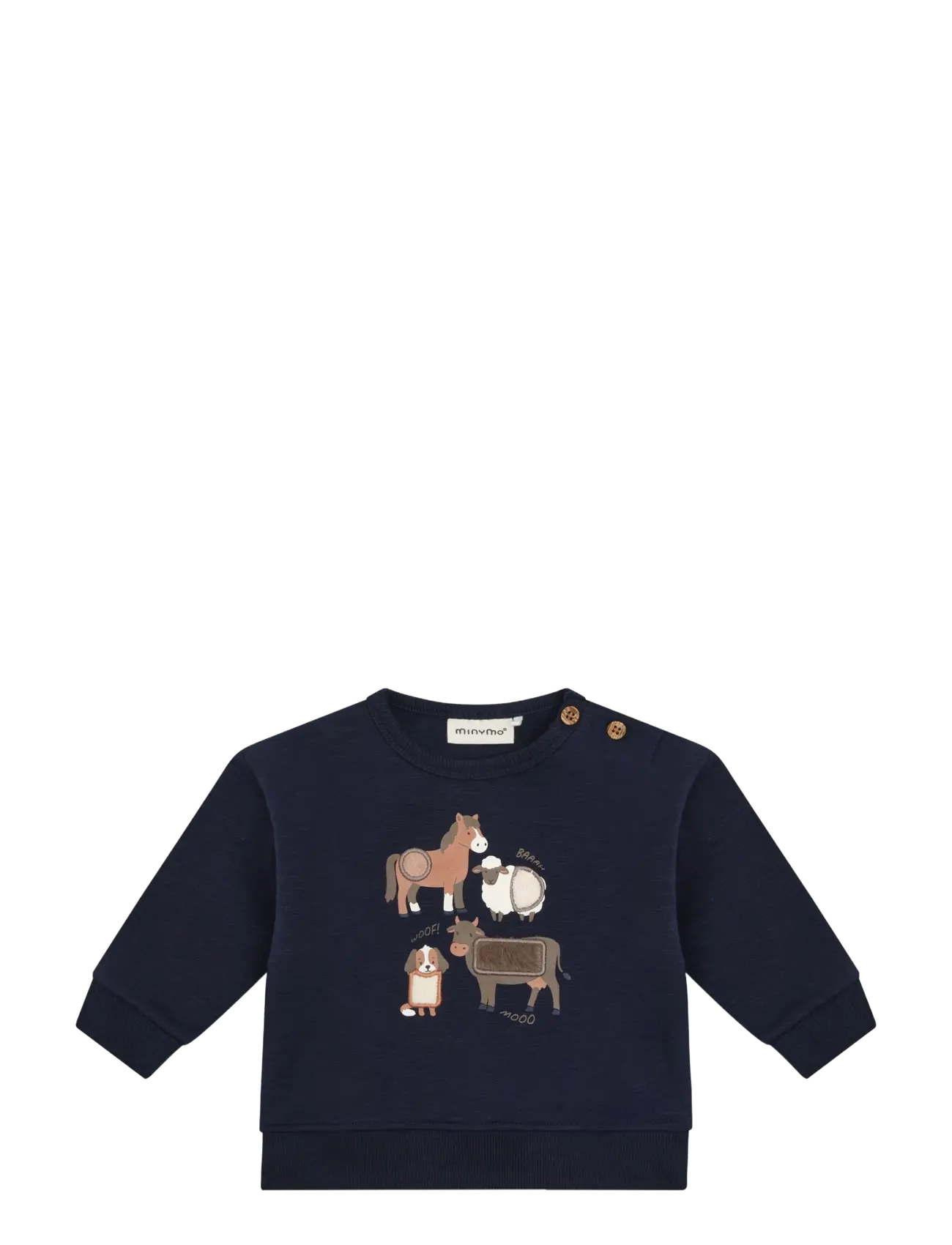 Minymo Sweatshirt LS - Sweatshirts & hoodies - DARK SAPPHIRE / navy