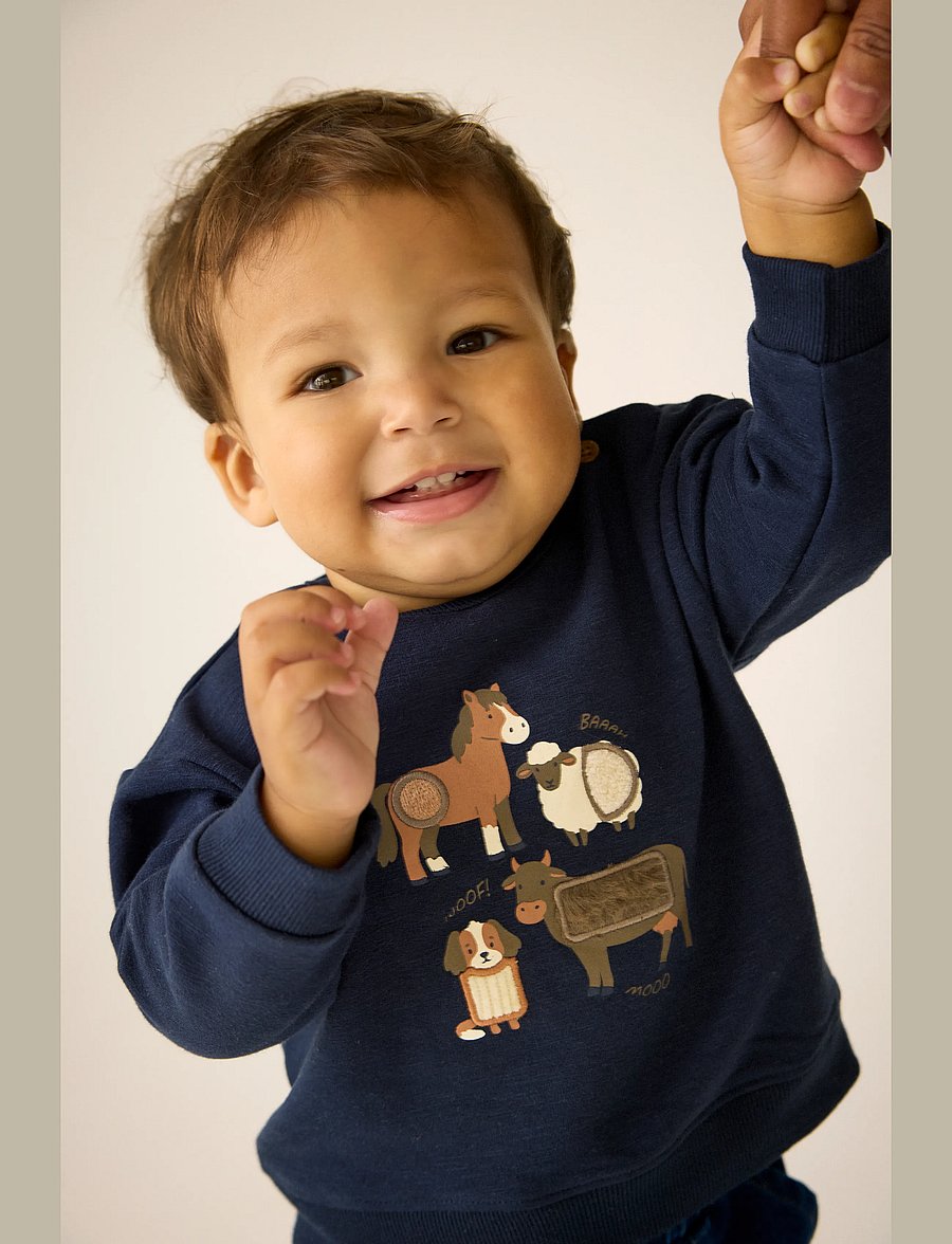 Minymo - Sweatshirt LS - sweatshirts - dark sapphire - 0