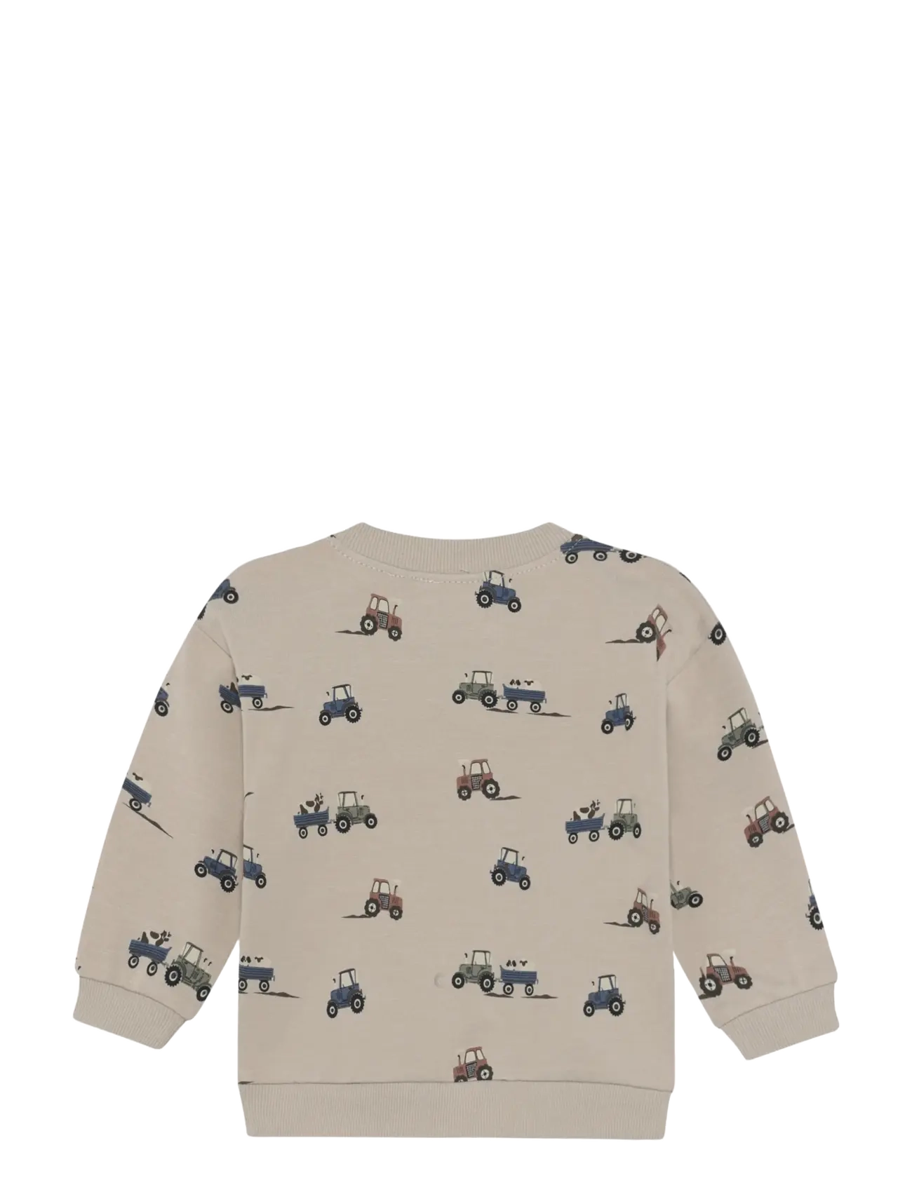 Minymo - Sweatshirt LS AOP - feather gray - 2
