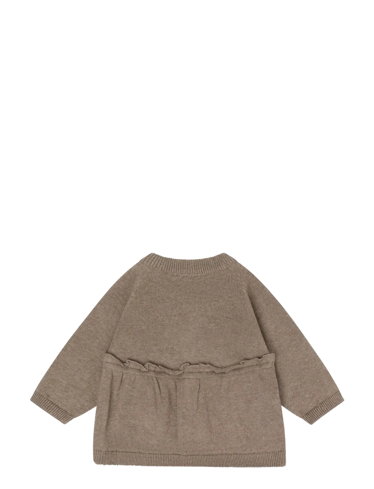 Minymo - Cardigan Knit - dark brown melange - 2