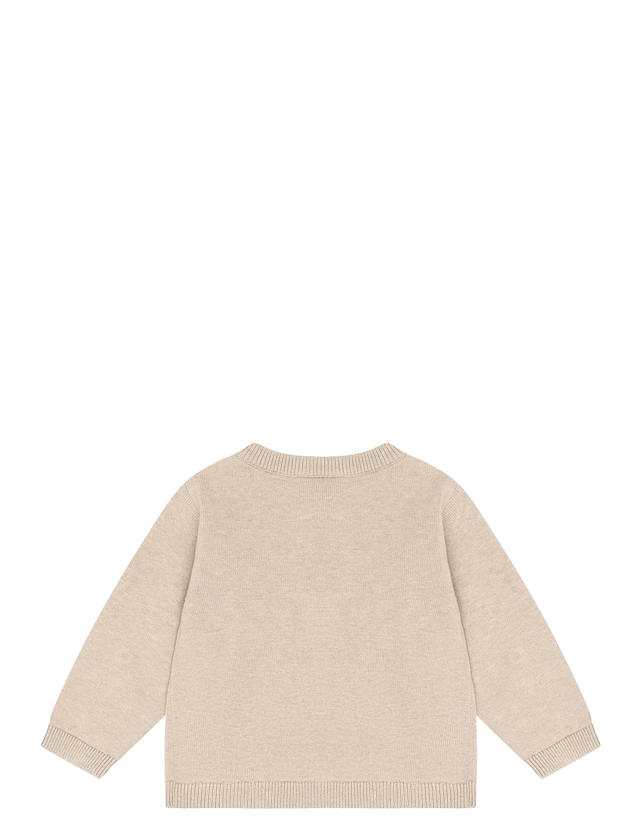 Minymo - Cardigan Knit - cardigans - beige melange - 2