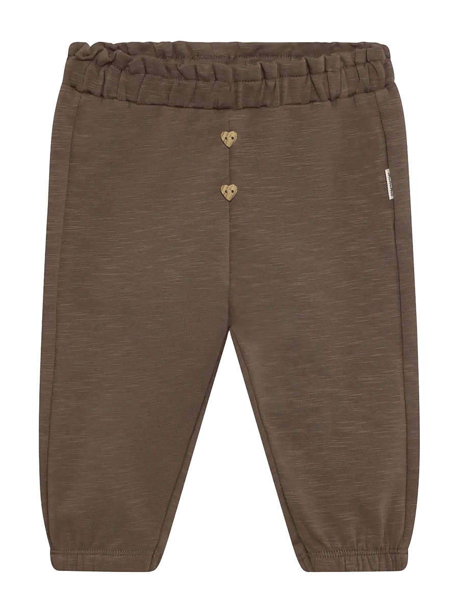 Minymo - Pants Sweat - sweatpants - chocolate chip - 0