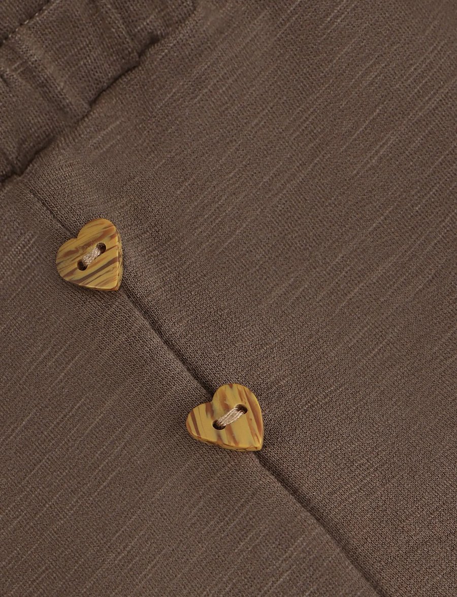 Minymo - Pants Sweat - sweatpants - chocolate chip - 2