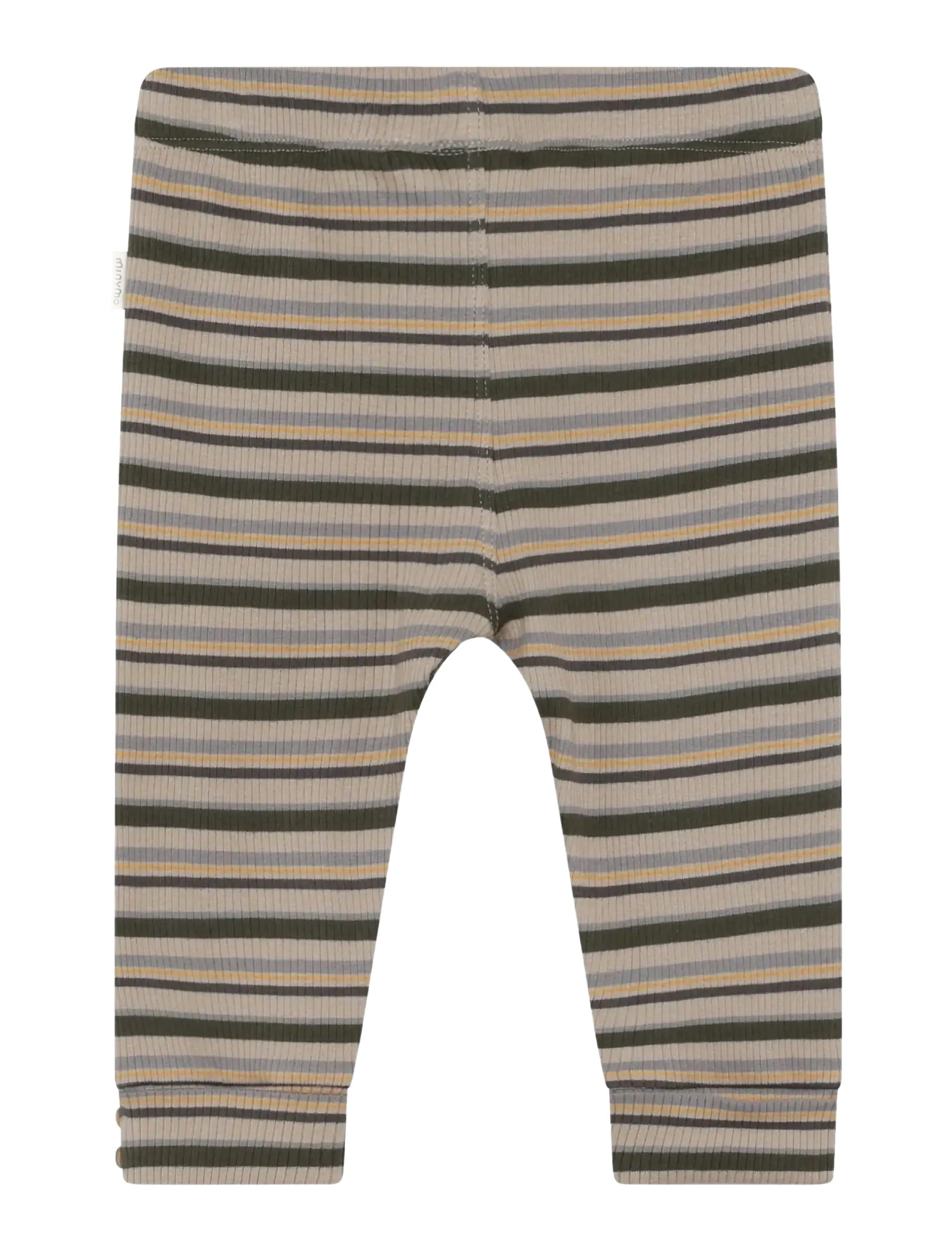 Minymo - Pants Y/D Rib - retuusid - beetle - 1