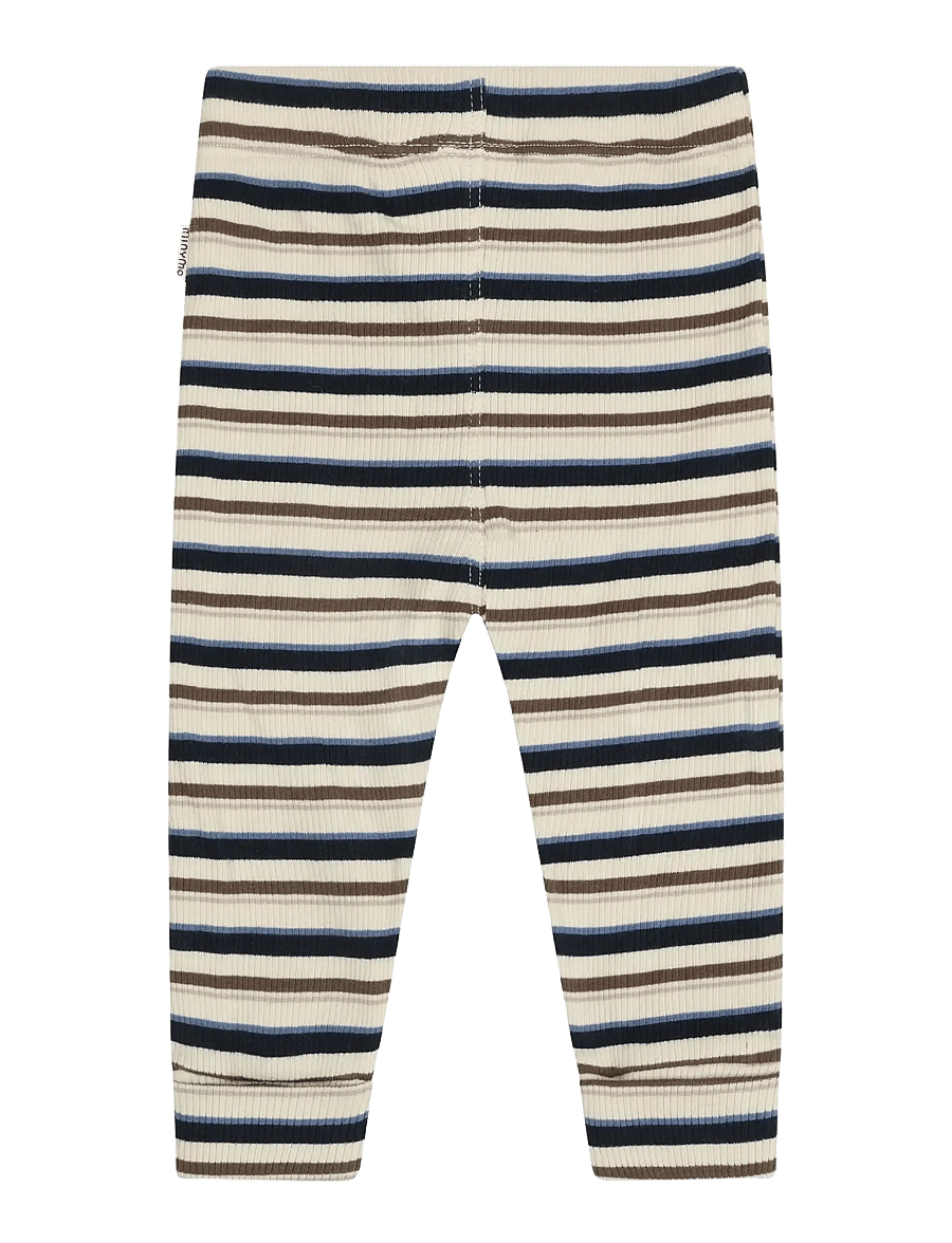Minymo - Pants Y/D Rib - leggingsit - dark sapphire - 1