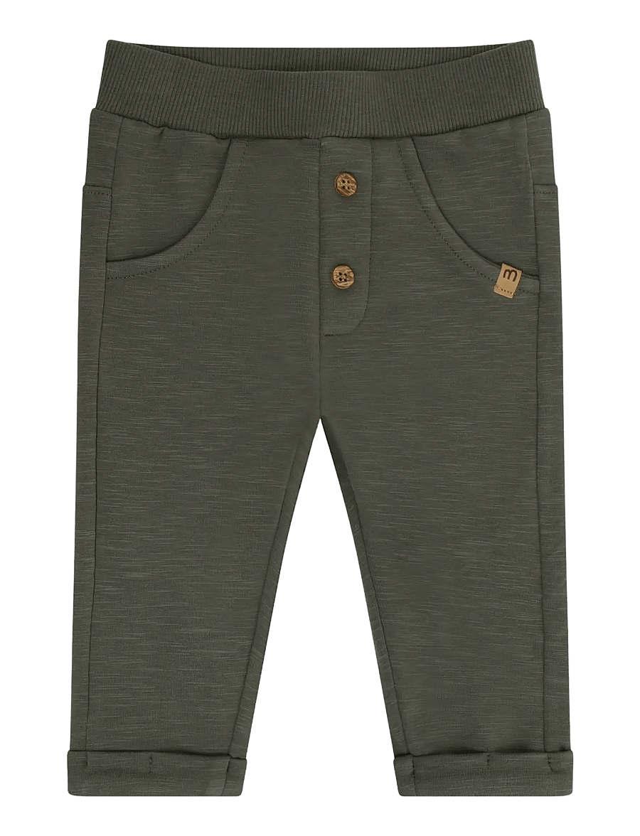 Minymo - Pants Sweat - sweatpants - beetle - 1