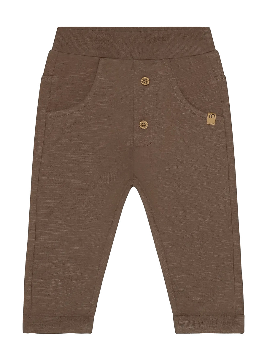 Minymo - Pants Sweat - jogginghosen - chocolate chip - 0