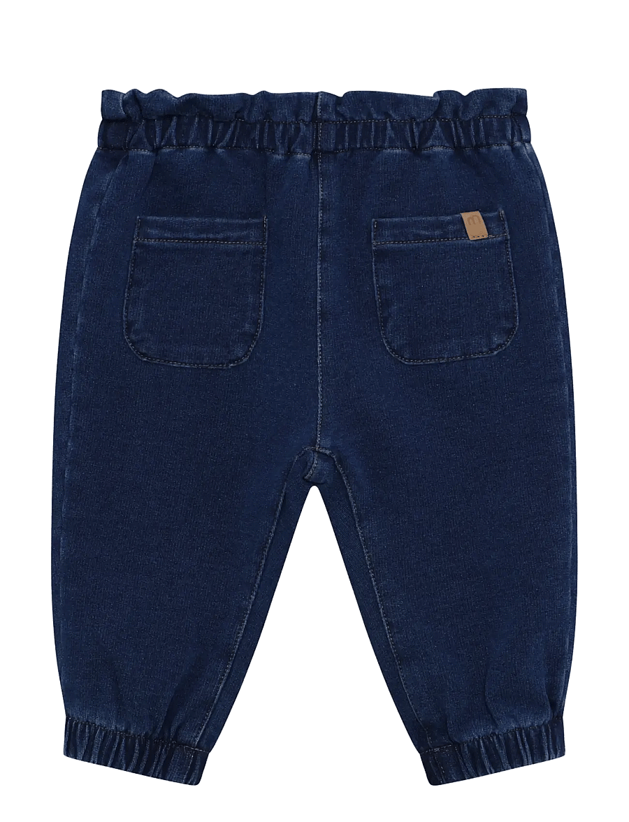 Minymo - Pants Sweat Denim - jogginghosen - dark sapphire - 0
