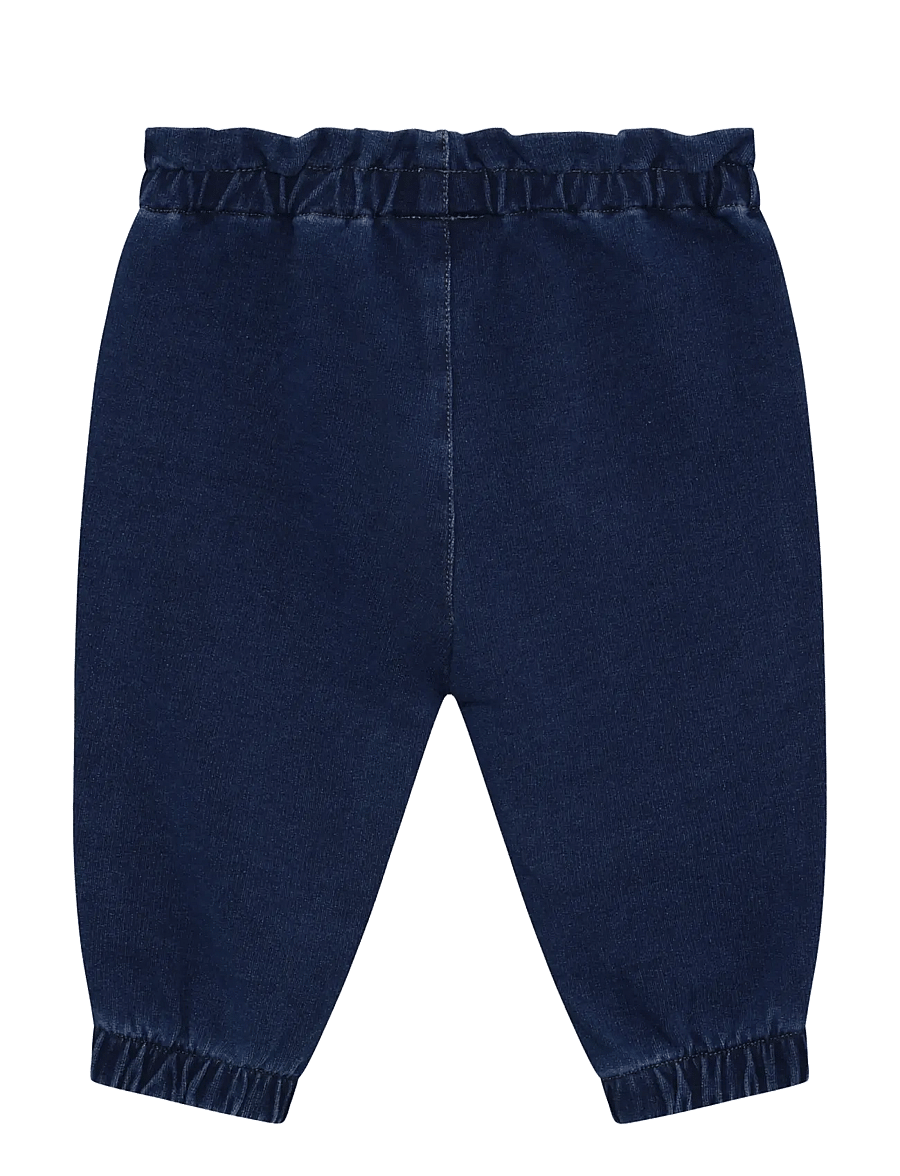 Minymo - Pants Sweat Denim - jogginghosen - dark sapphire - 1