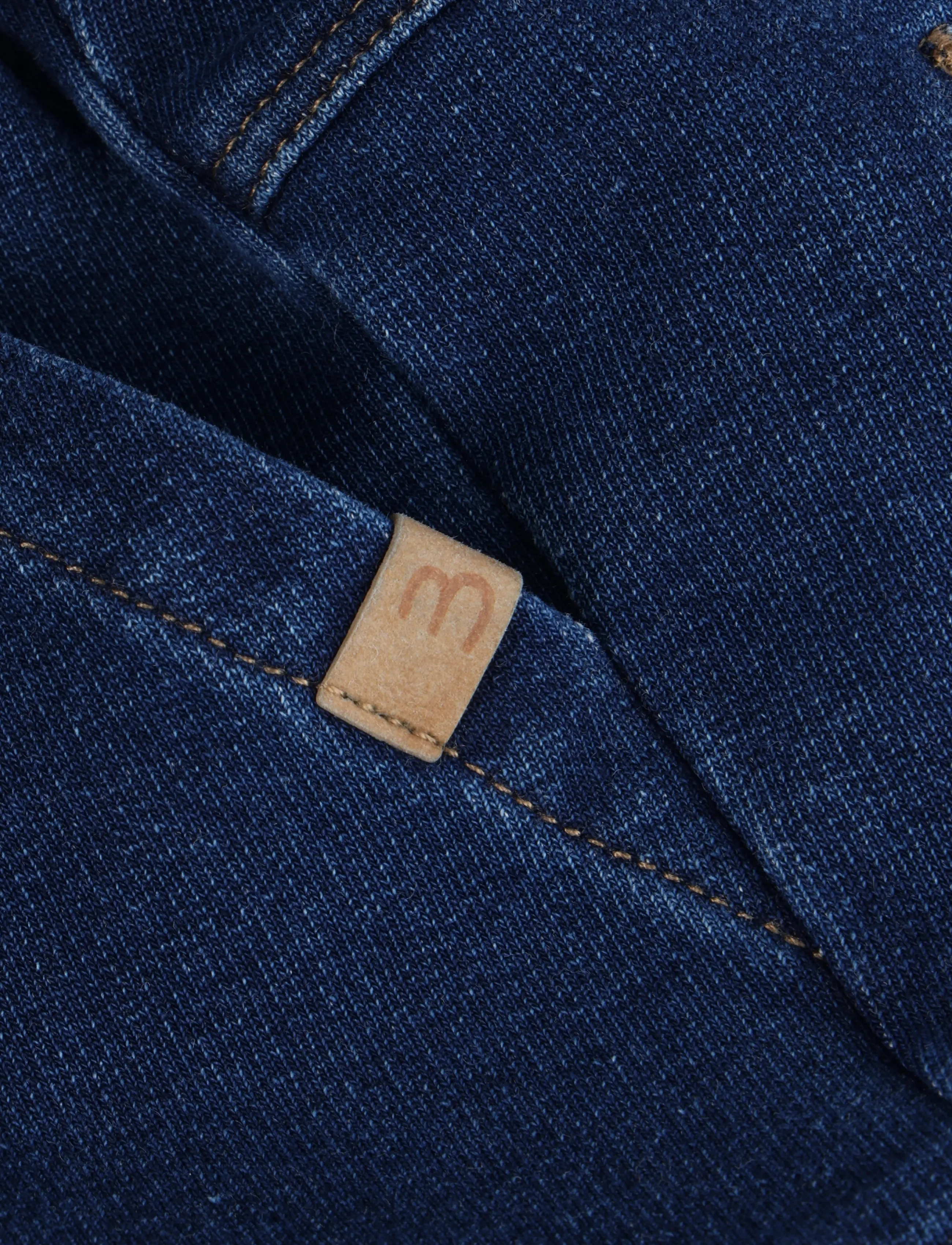 Minymo - Pants Sweat Denim - medium denim - 2