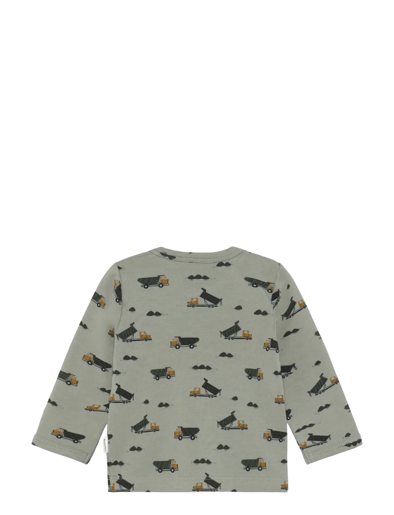 Minymo - T-shirt LS AOP Sweat - shadow - 1