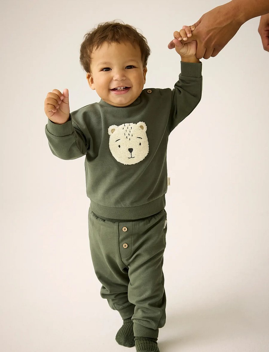 Minymo - Sweatshirt LS - dressipluusid - beetle - 0