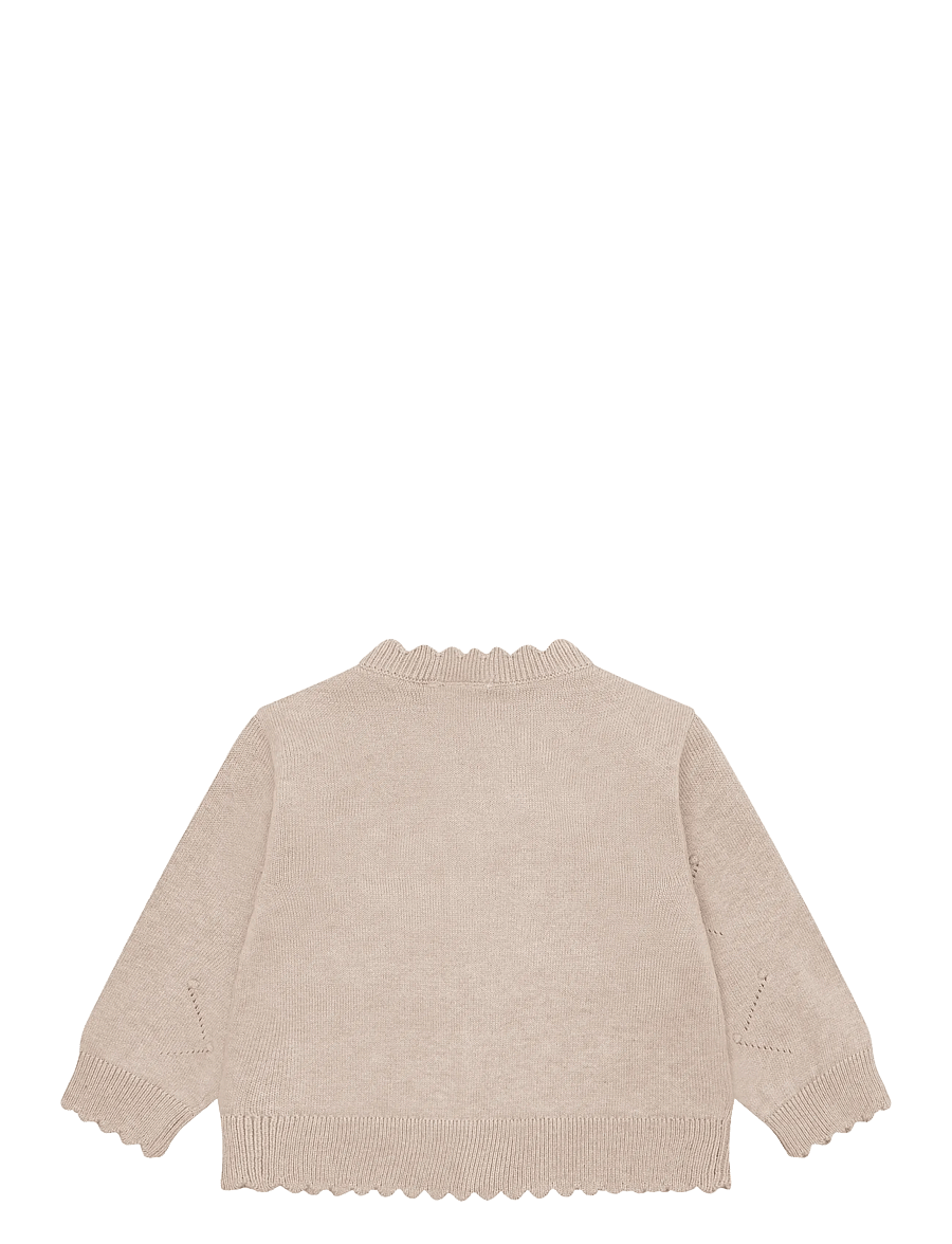 Minymo - Cardigan Knit - leichte jacken - beige melange - 1