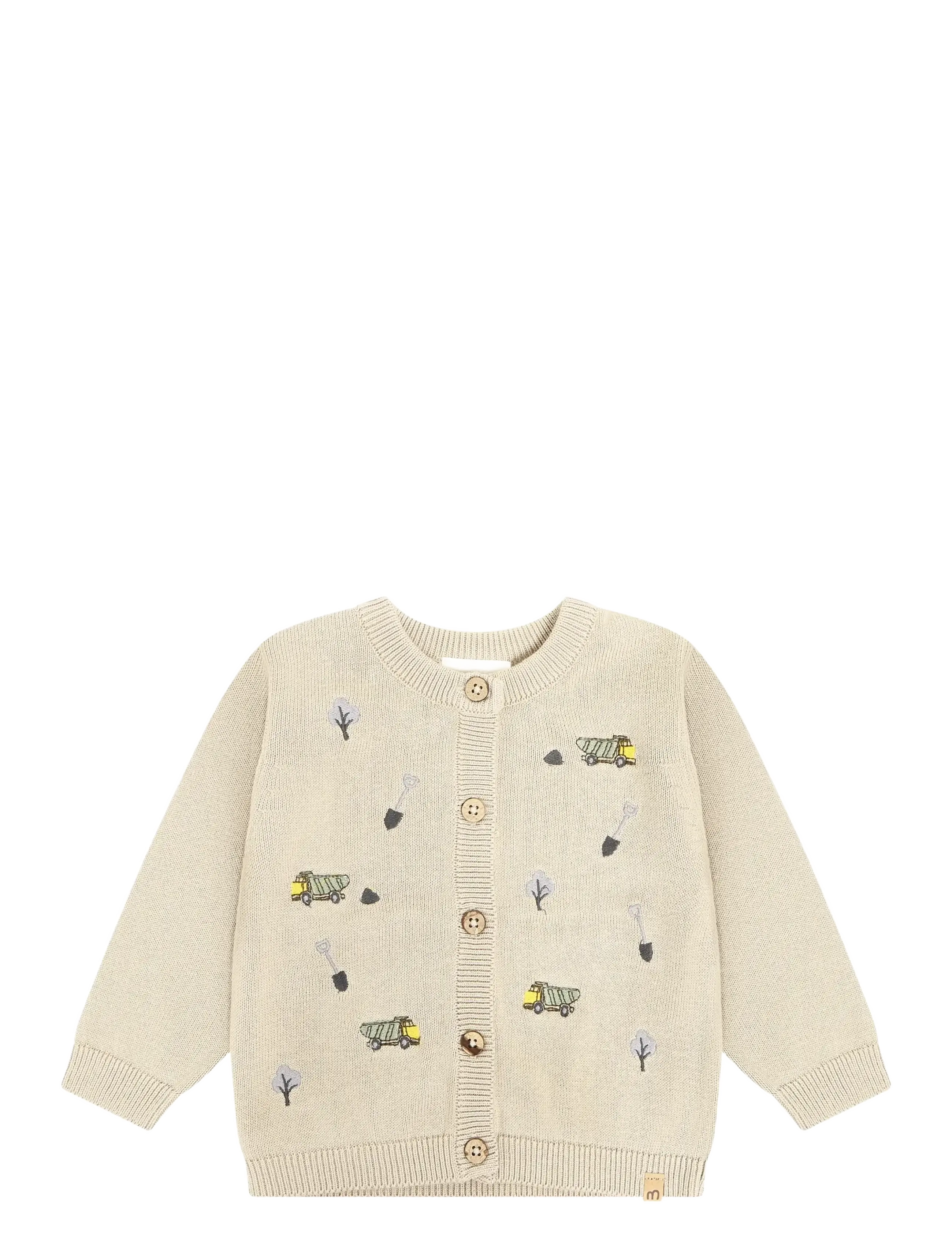 Minymo Cardigan Knit - Minymo - FEATHER GRAY / grey