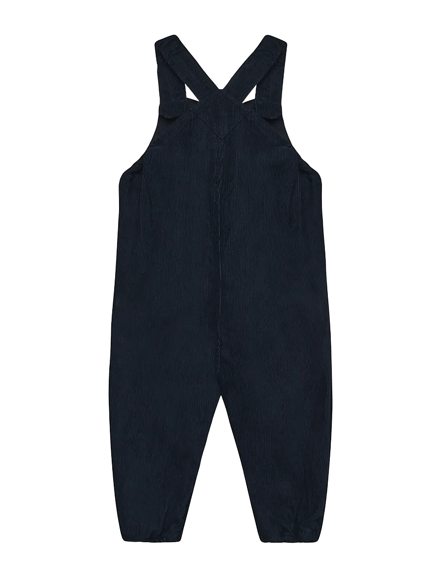Minymo - Overall Corduroy w. Lining - jumpsuits - dark sapphire - 1