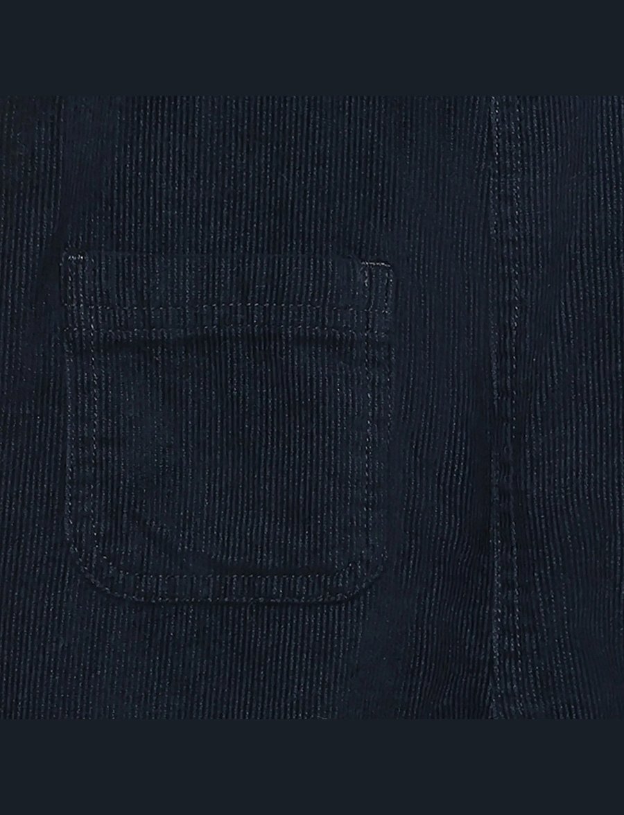 Minymo - Overall Corduroy w. Lining - jumpsuits - dark sapphire - 2
