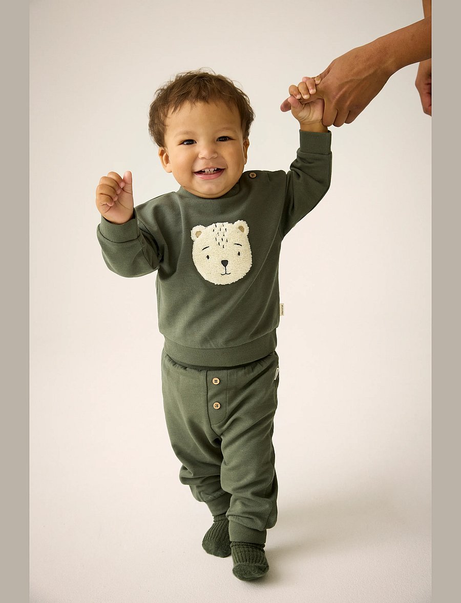 Minymo - Pants Sweat - beetle - 3