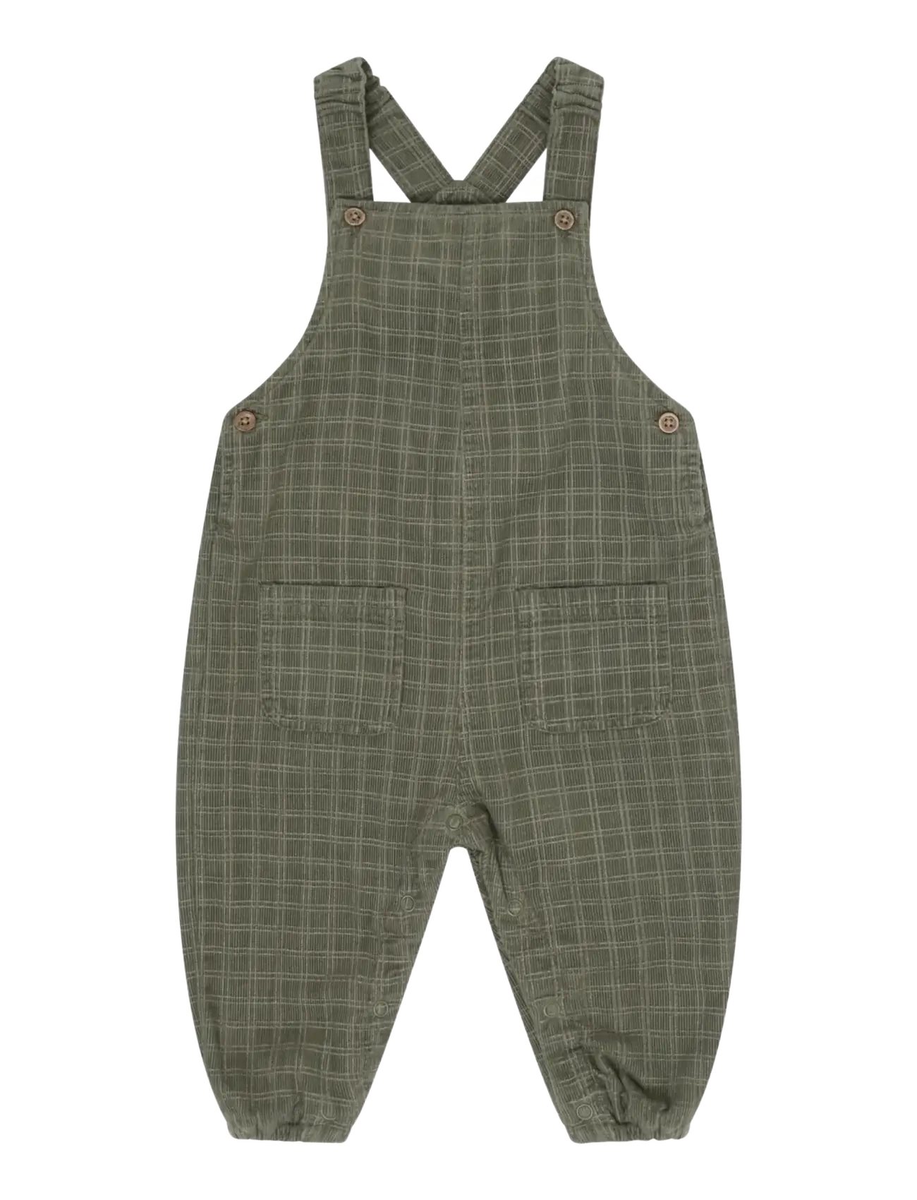 Minymo Overall Corduroy AOP w. Lining - Riided - BEETLE / khaki/green