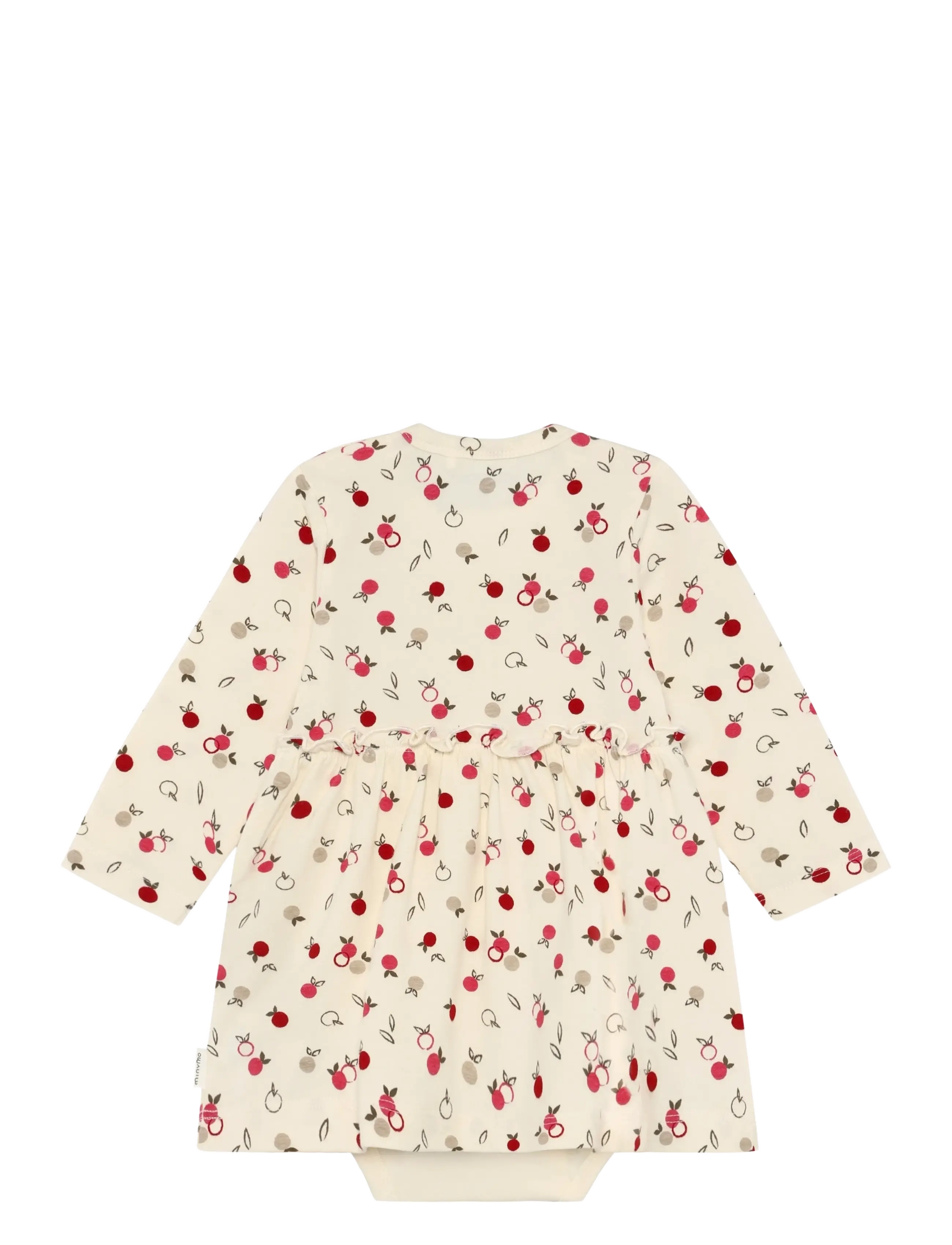 Minymo - Body Dress LS AOP - seedpearl - 1
