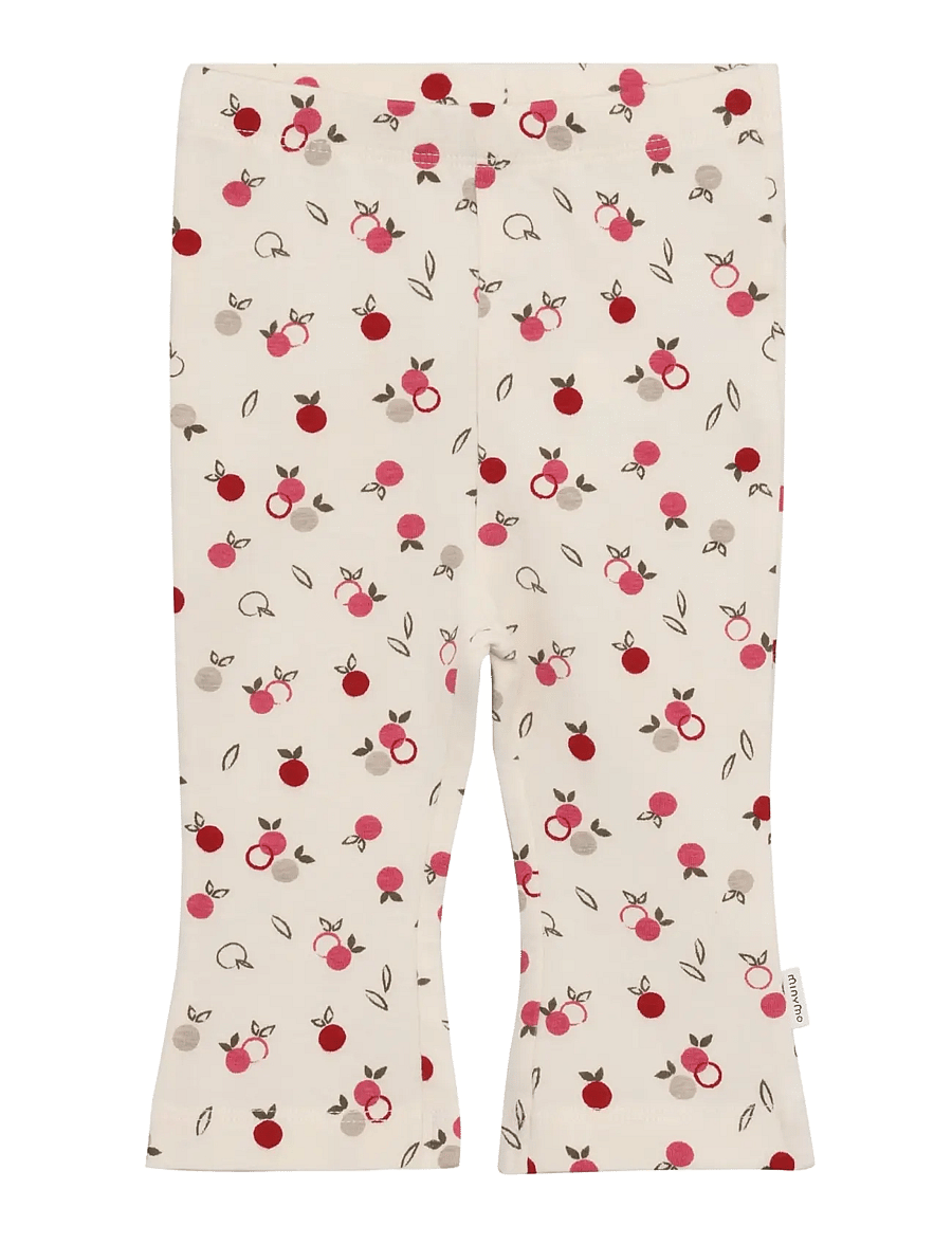 Minymo - Leggings AOP - leggings - seedpearl - 1