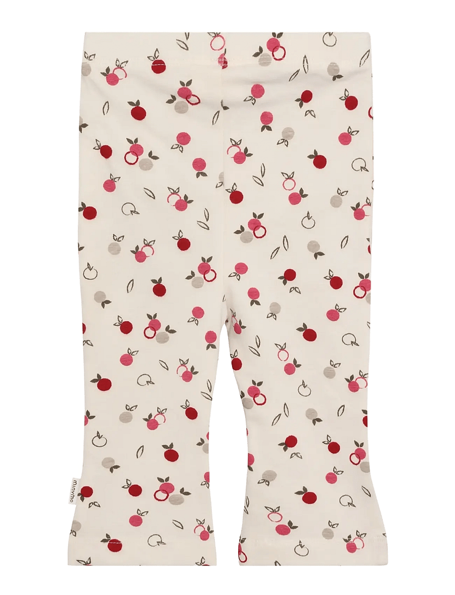 Minymo - Leggings AOP - leggings - seedpearl - 2