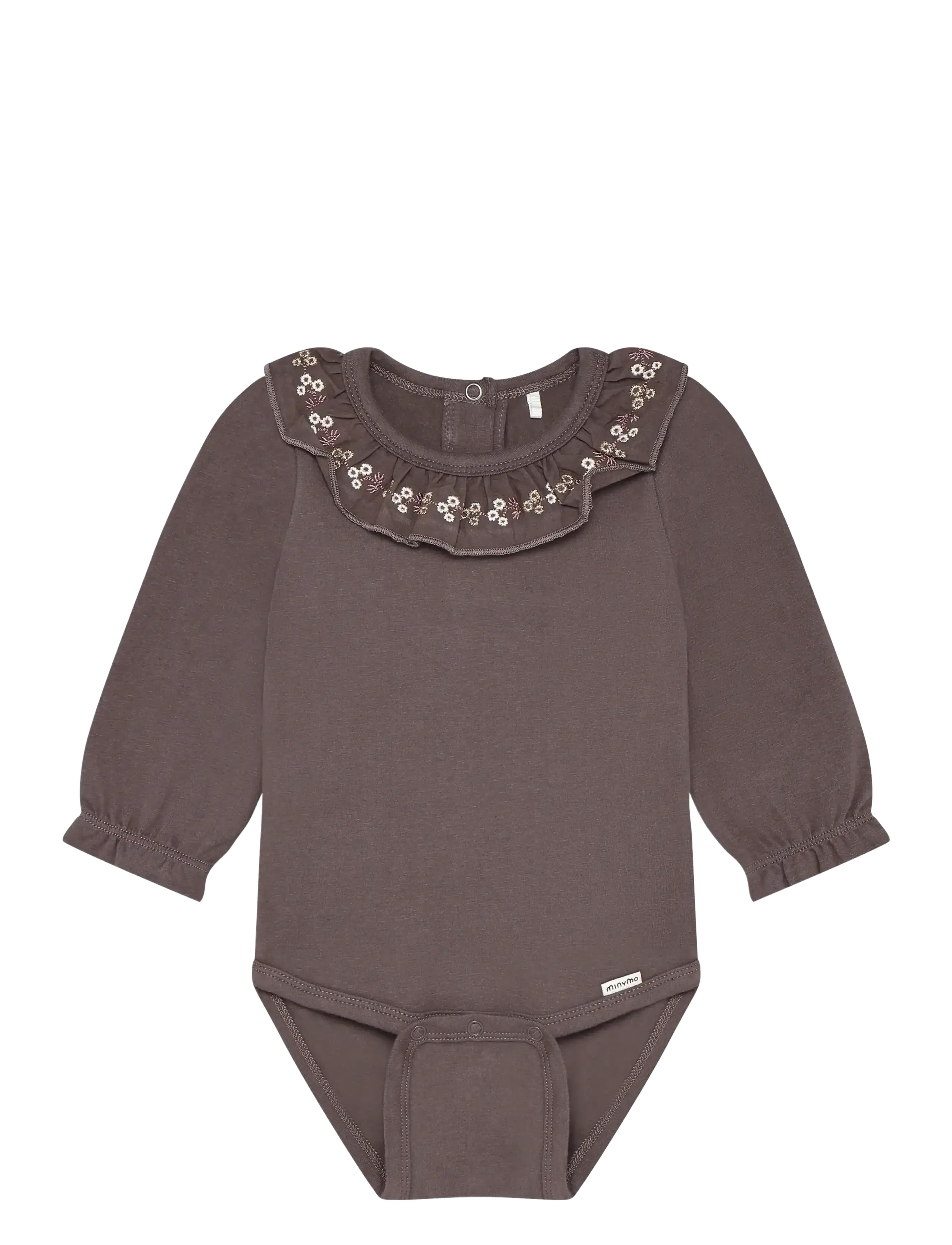 Minymo Body LS - Long-sleeved bodies - PLUM TRUFFLE / purple
