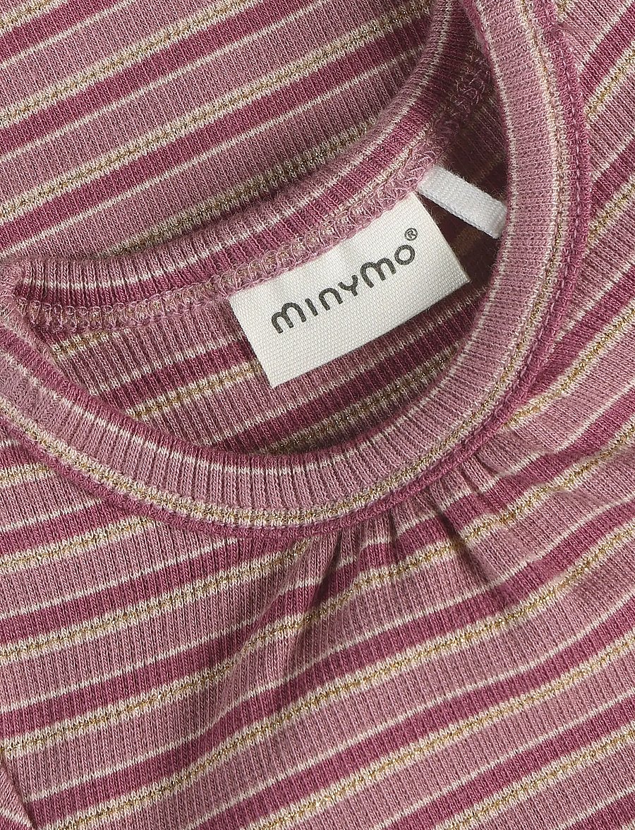 Minymo - Body LS Y/D Rib - bodies à manches longues - nostalgia rose - 2