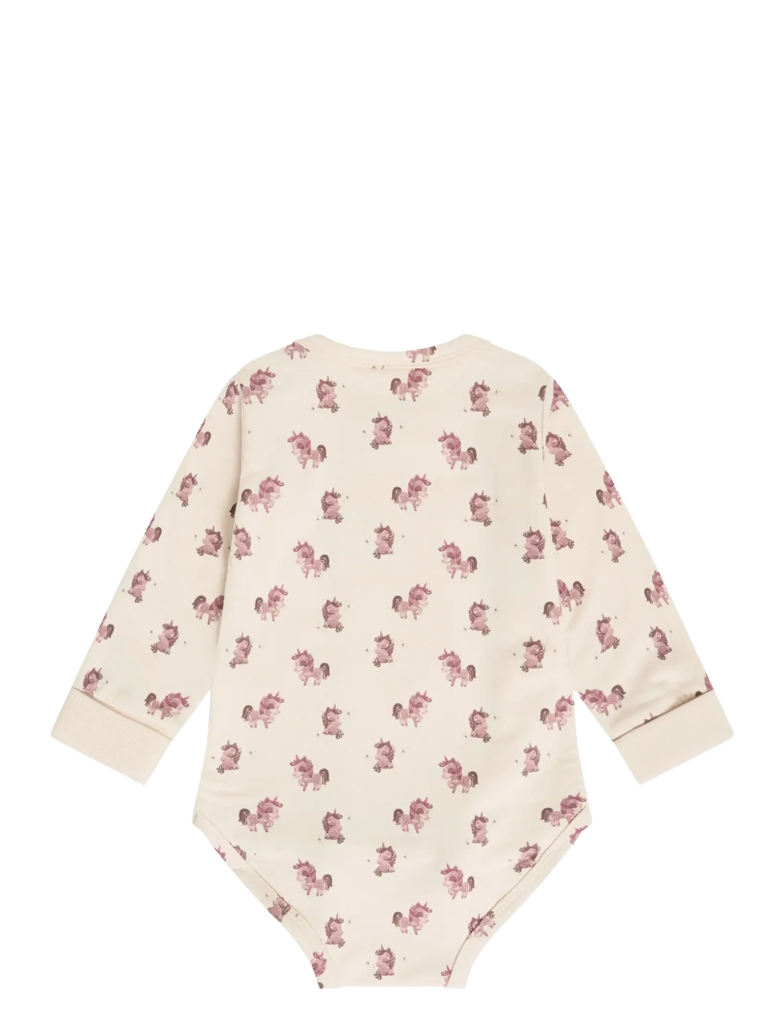 Minymo - Body LS AOP Sweat - langärmelige bodys - pink tint - 2
