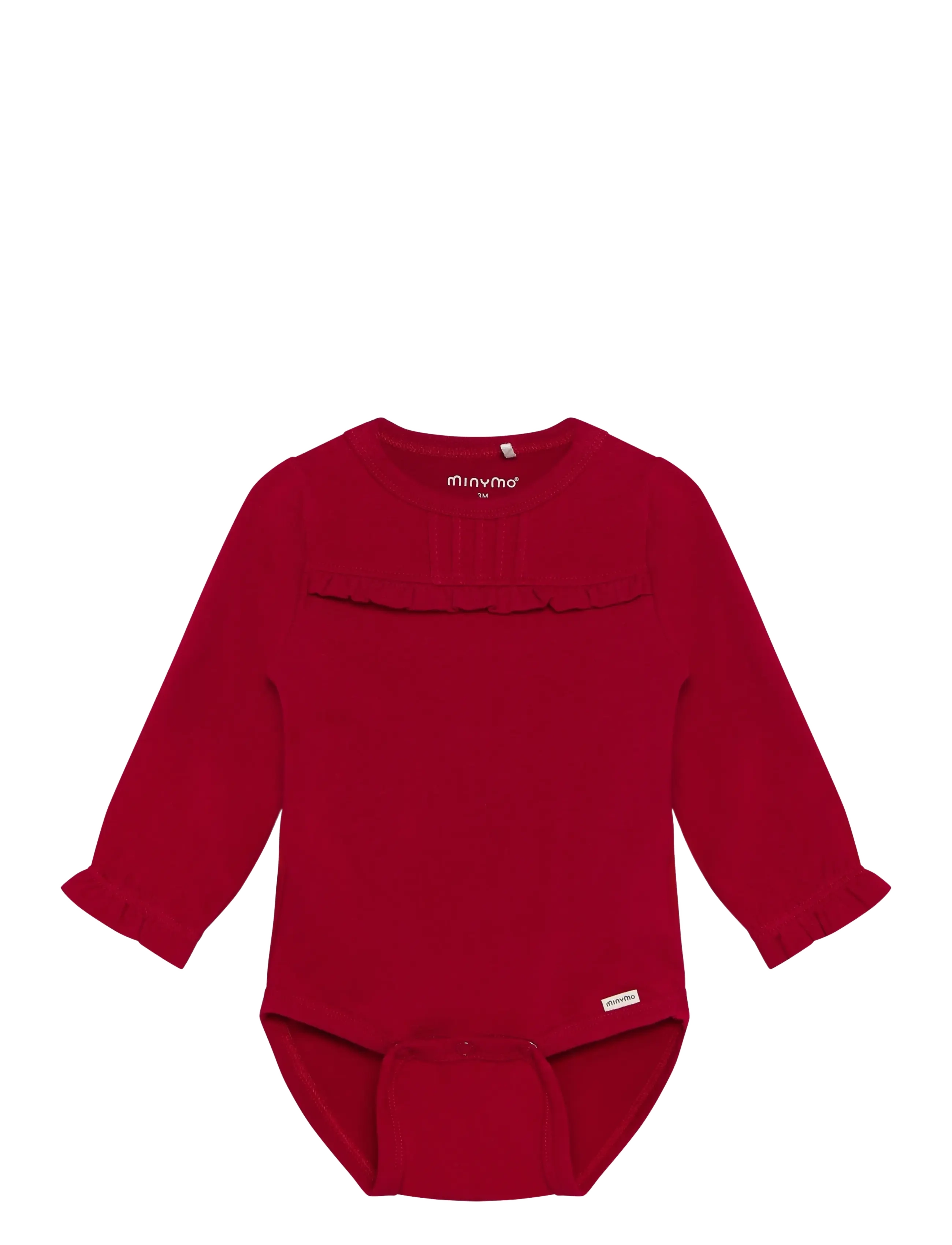 Minymo Body LS - Long-sleeved bodies - RIO RED / red