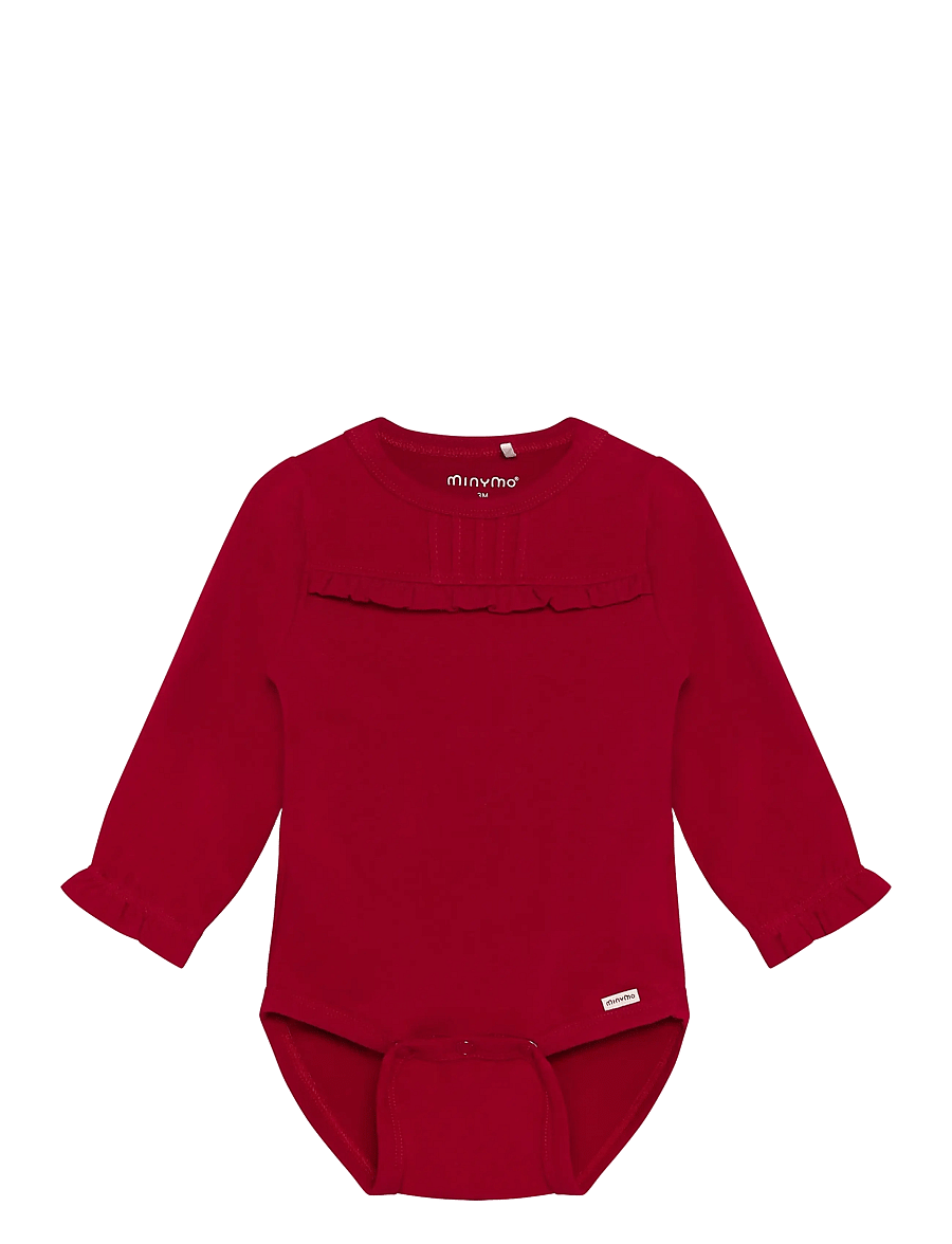 Minymo - Body LS - pikkade varrukatega bodid - rio red - 0